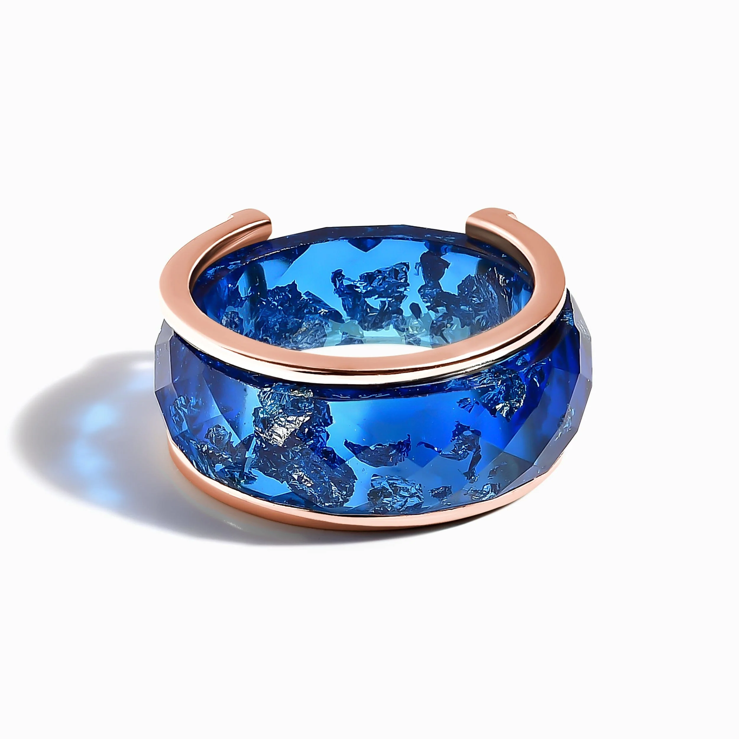 2in1 Resin Ring - Deep Blue - Image 3