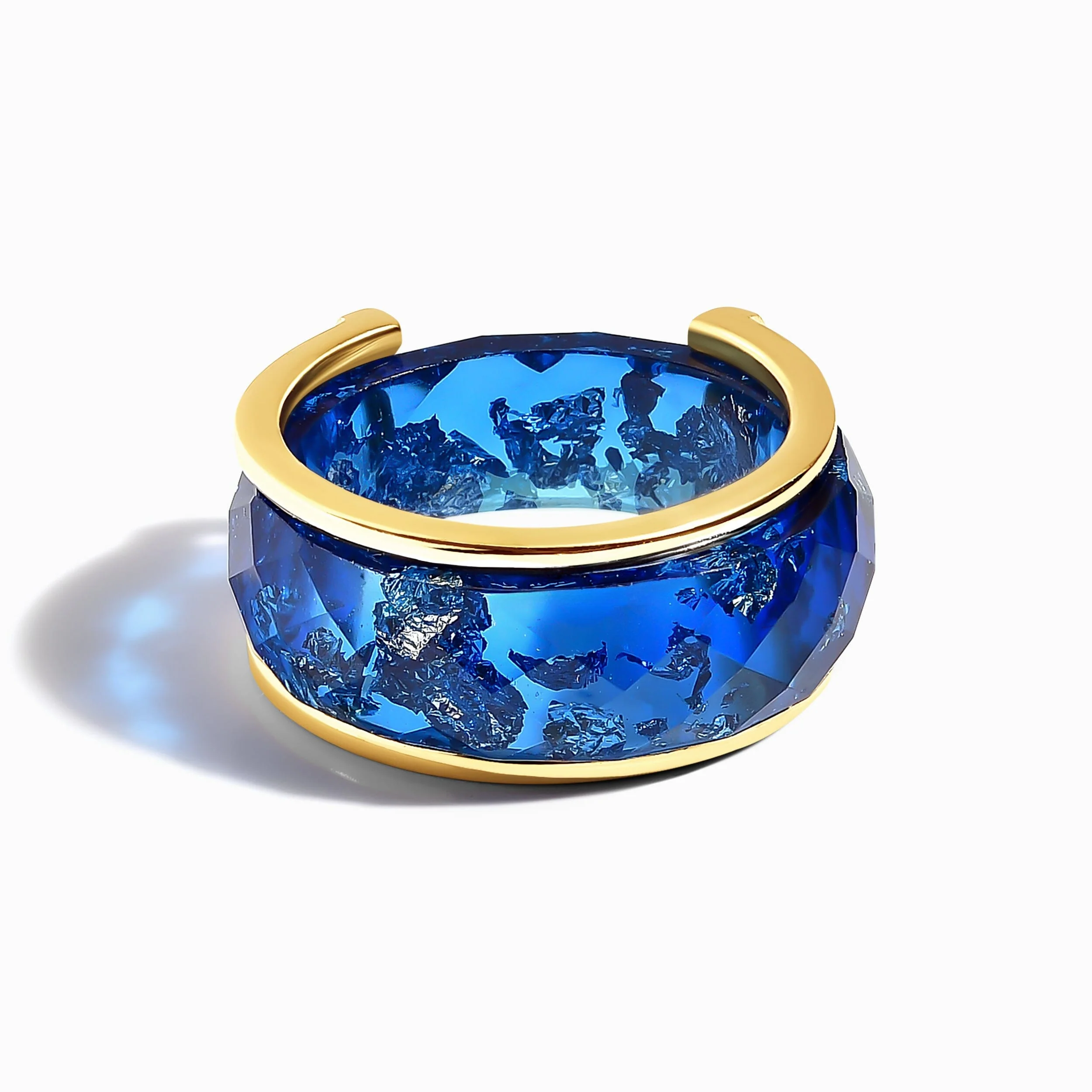2in1 Resin Ring - Deep Blue - Image 5