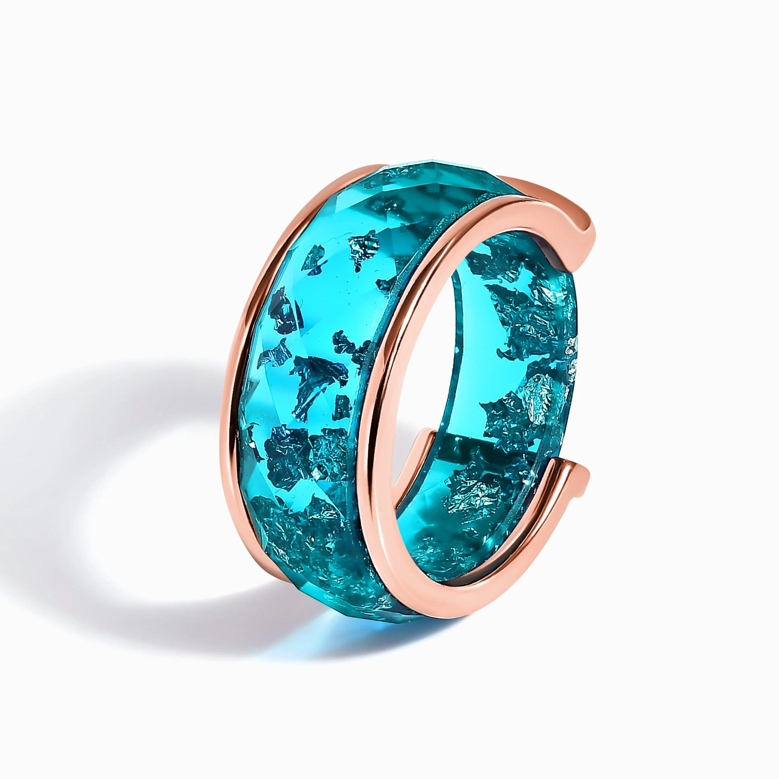 2-in-1 Resin Ring - Ocean Blue - Image 15