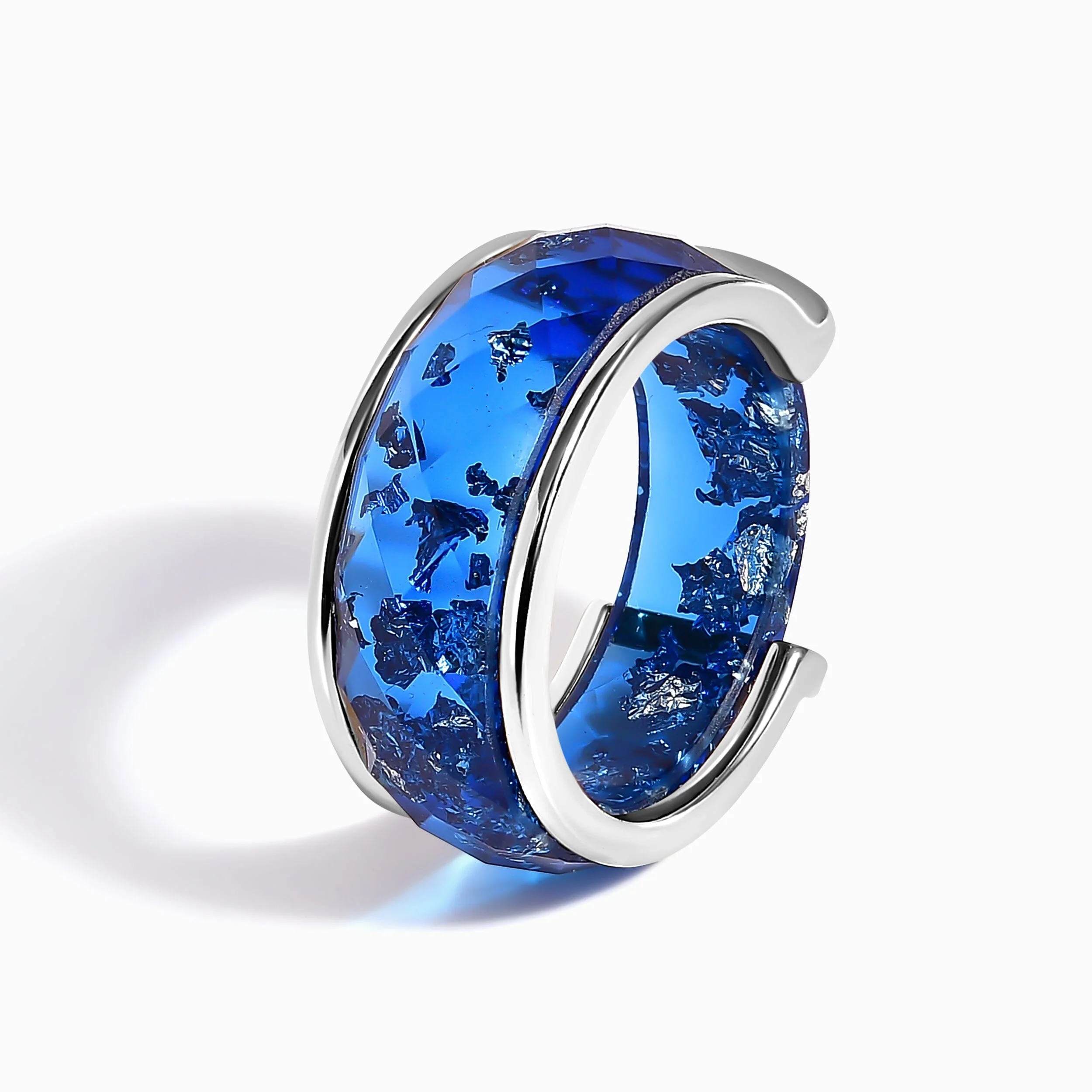 2in1 Resin Ring - Deep Blue - Image 14