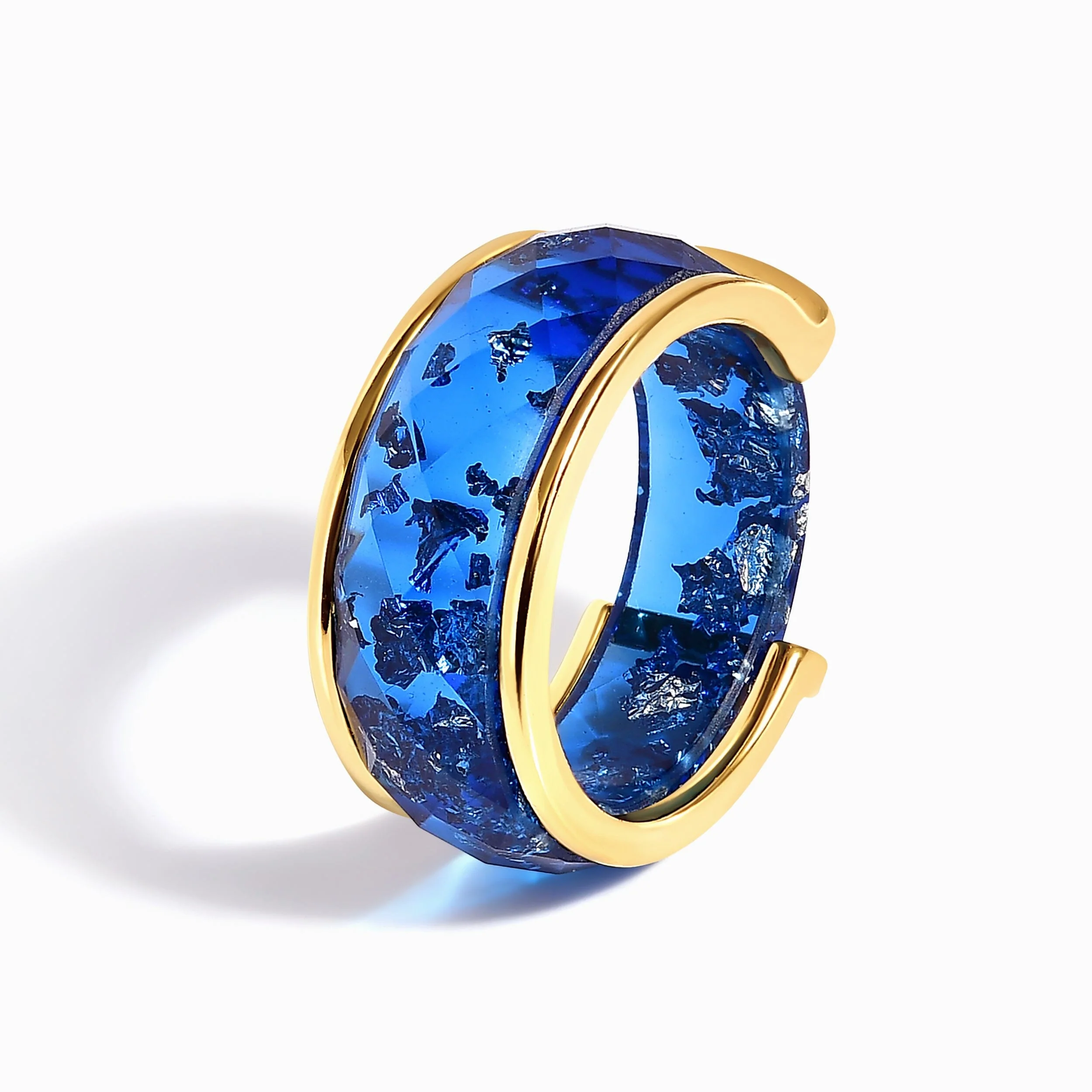 2in1 Resin Ring - Deep Blue - Image 16