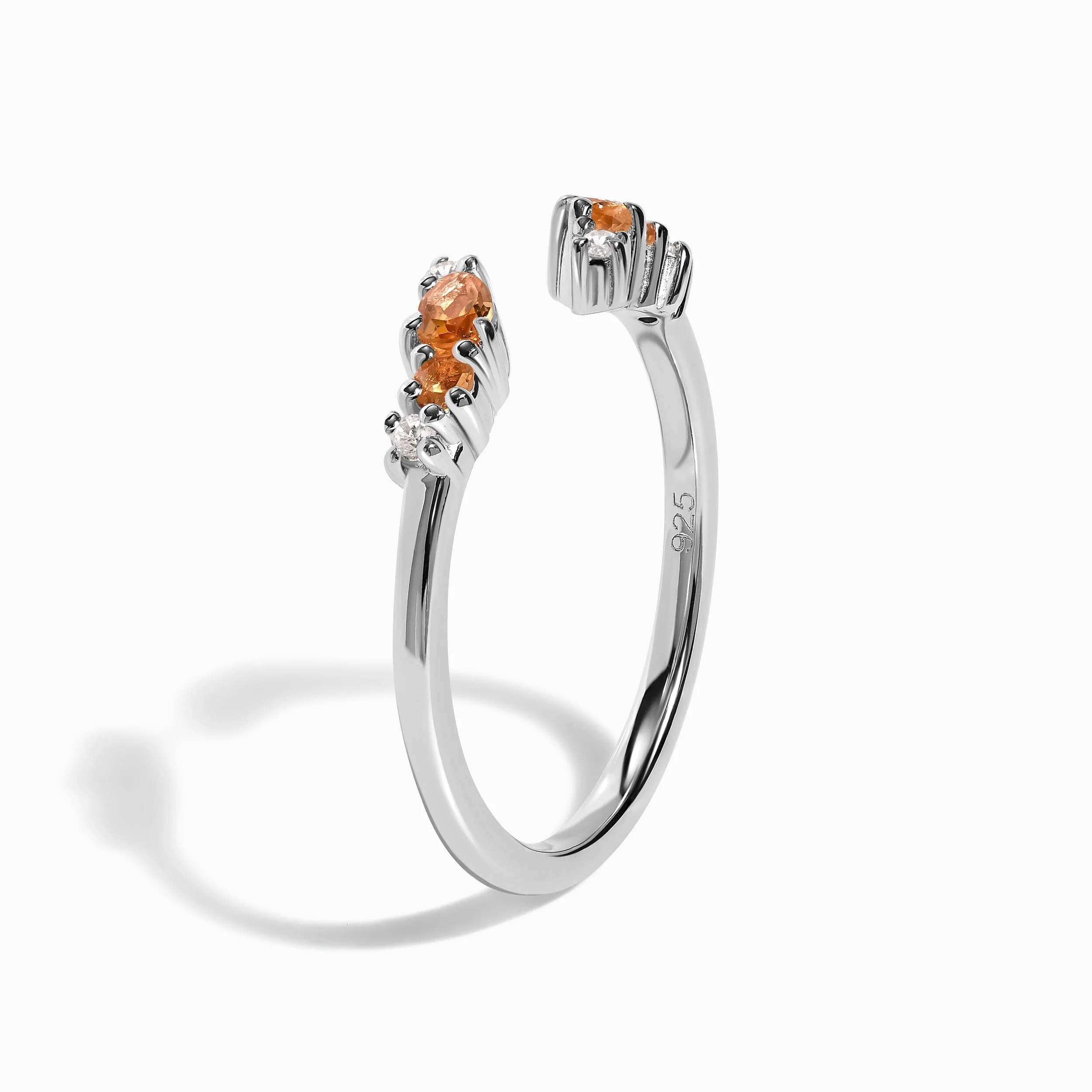Adjustable Citrine Ring Flourish - November Birthstone - Image 12