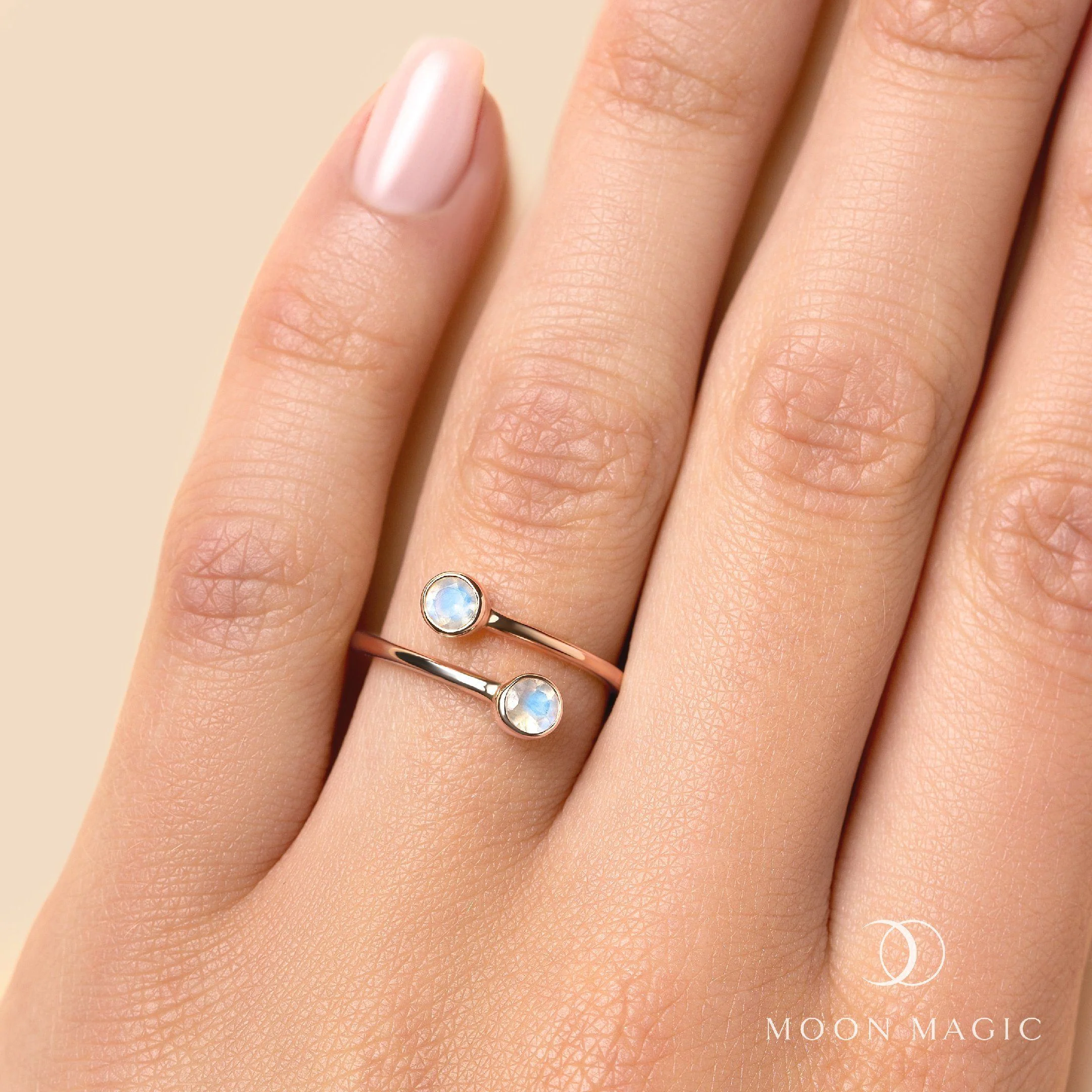 Adjustable Moonstone Ring - Evolve - Image 21