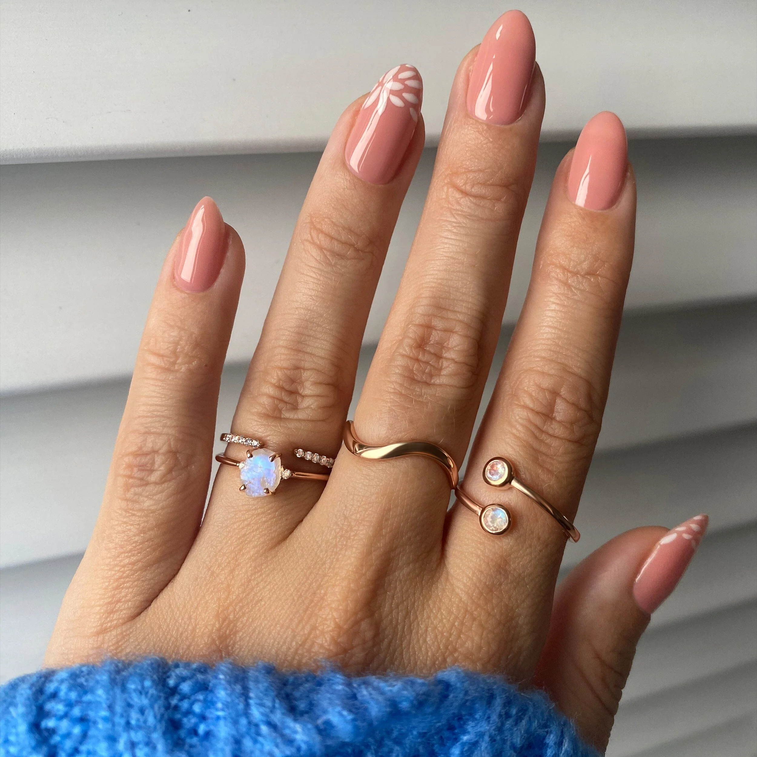 Adjustable Moonstone Ring - Evolve - Image 6