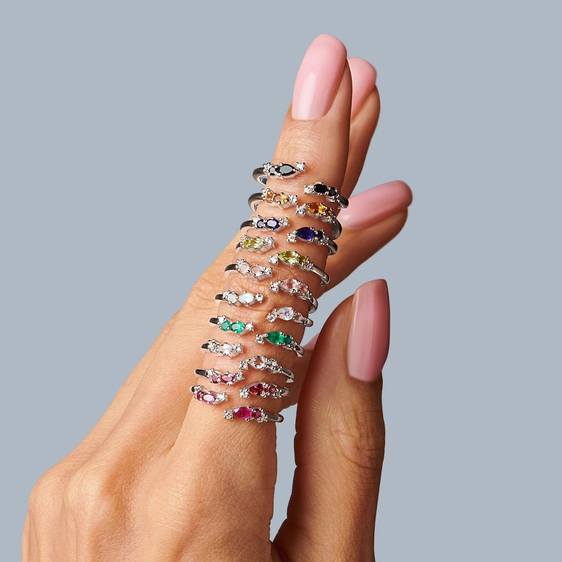 Adjustable Peridot Ring Flourish - August Birthstone - Image 11