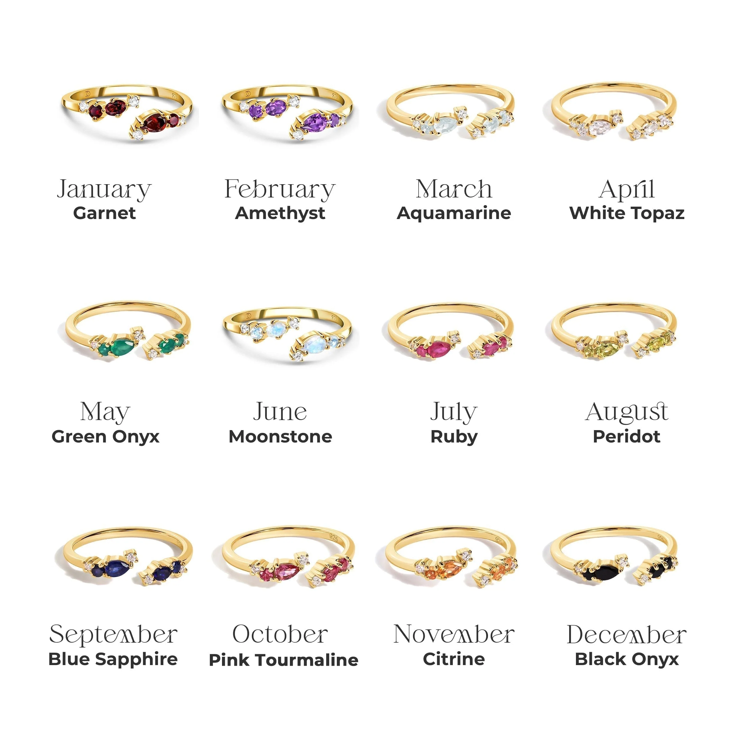 Adjustable Pink Tourmaline Ring Flourish - October Birthstone - Image 22