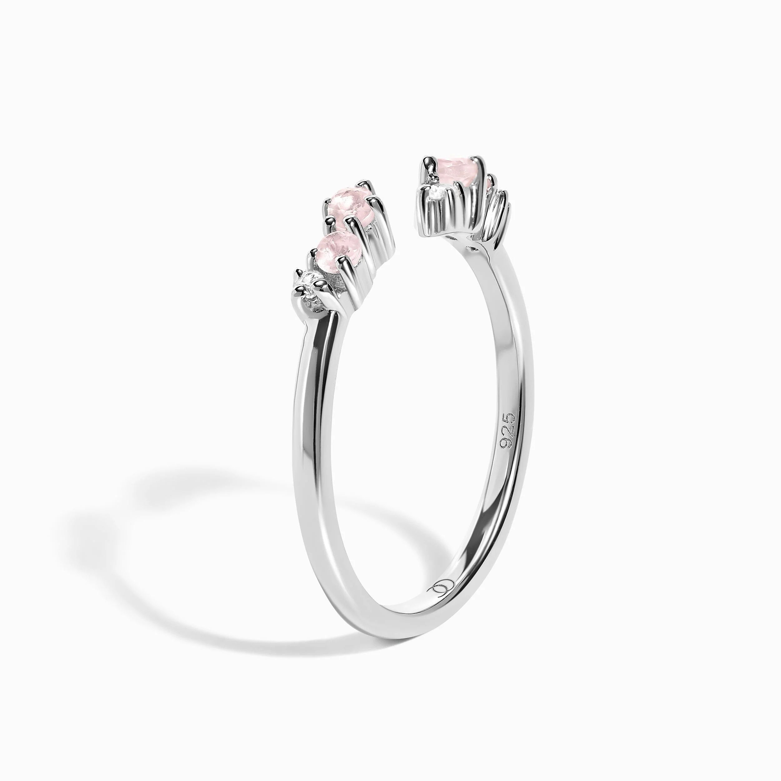 Adjustable Rose Quartz Ring - Flourish - Image 11