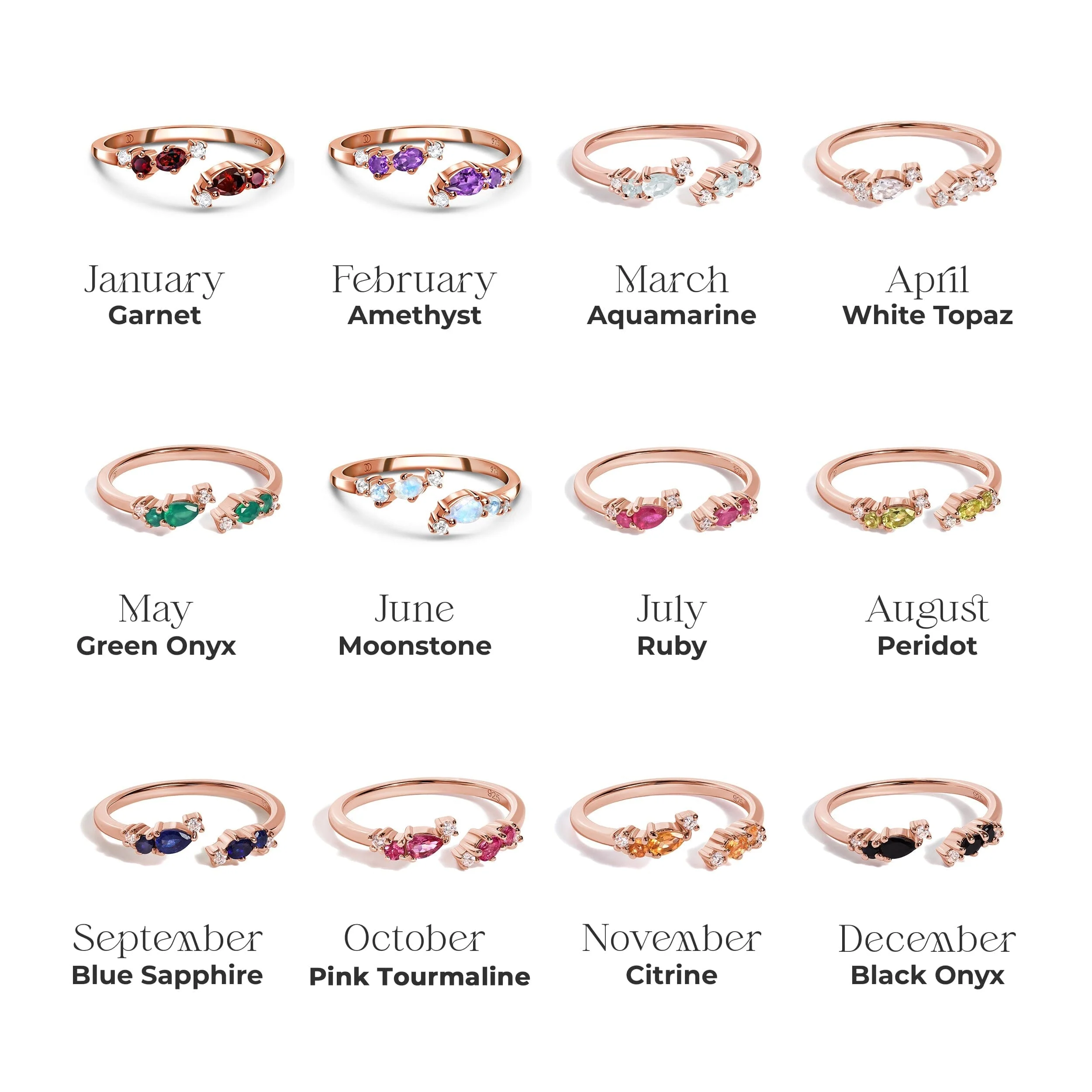 Adjustable Ruby Ring Flourish - July Birthstone - Image 18