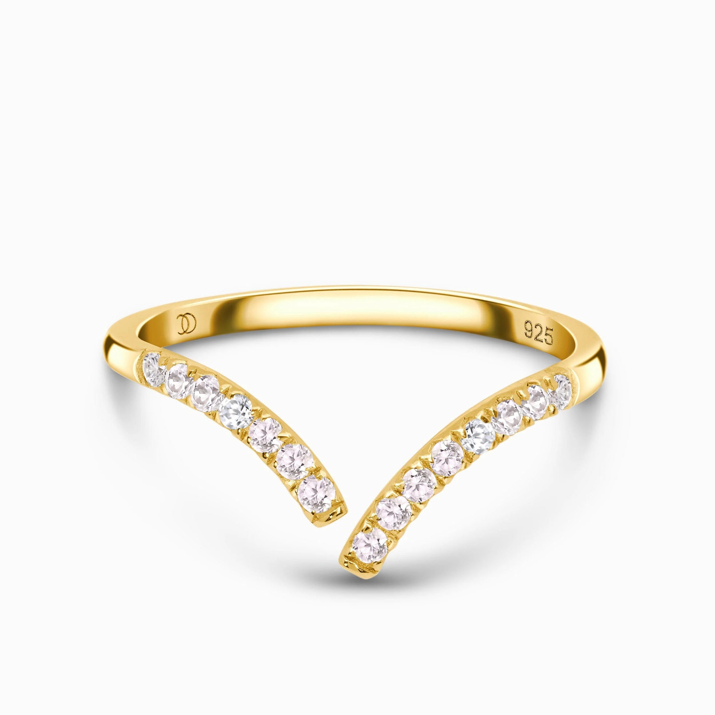Adjustable White Zircon Ring - Infinite - Image 5