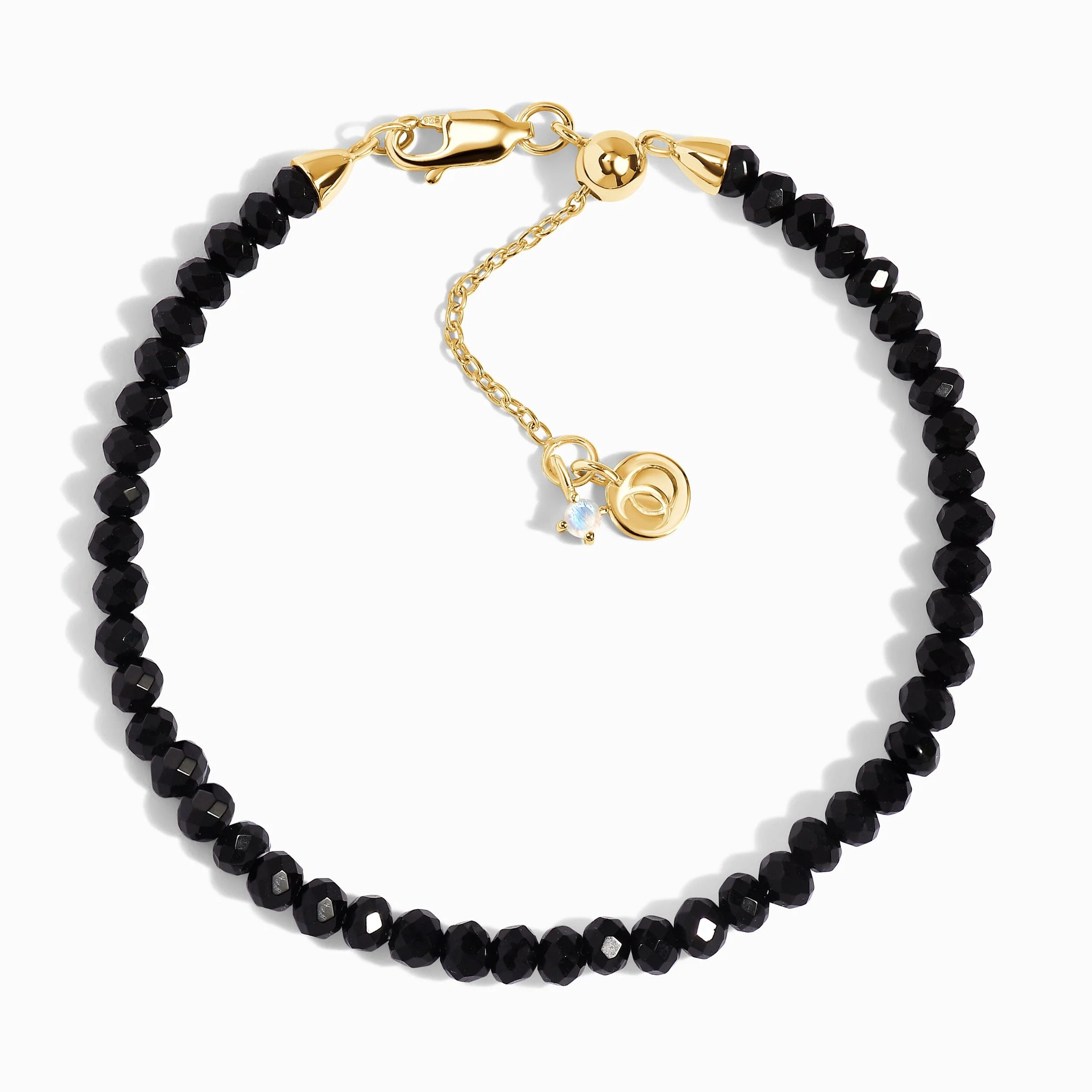 Beads Bracelet - Black Obsidian - Image 5