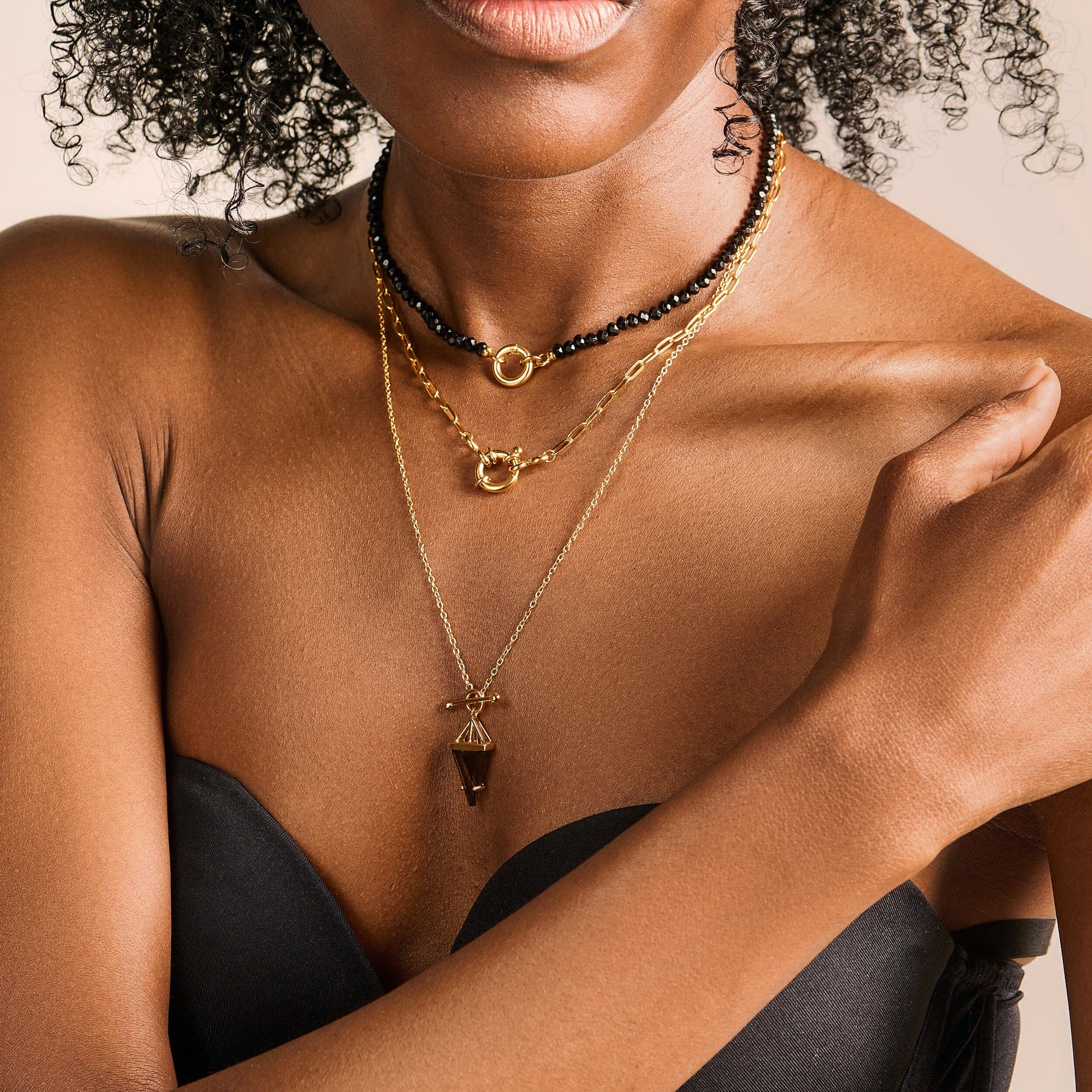 Black Obsidian Beads Necklace - Soul Anchor - Image 10