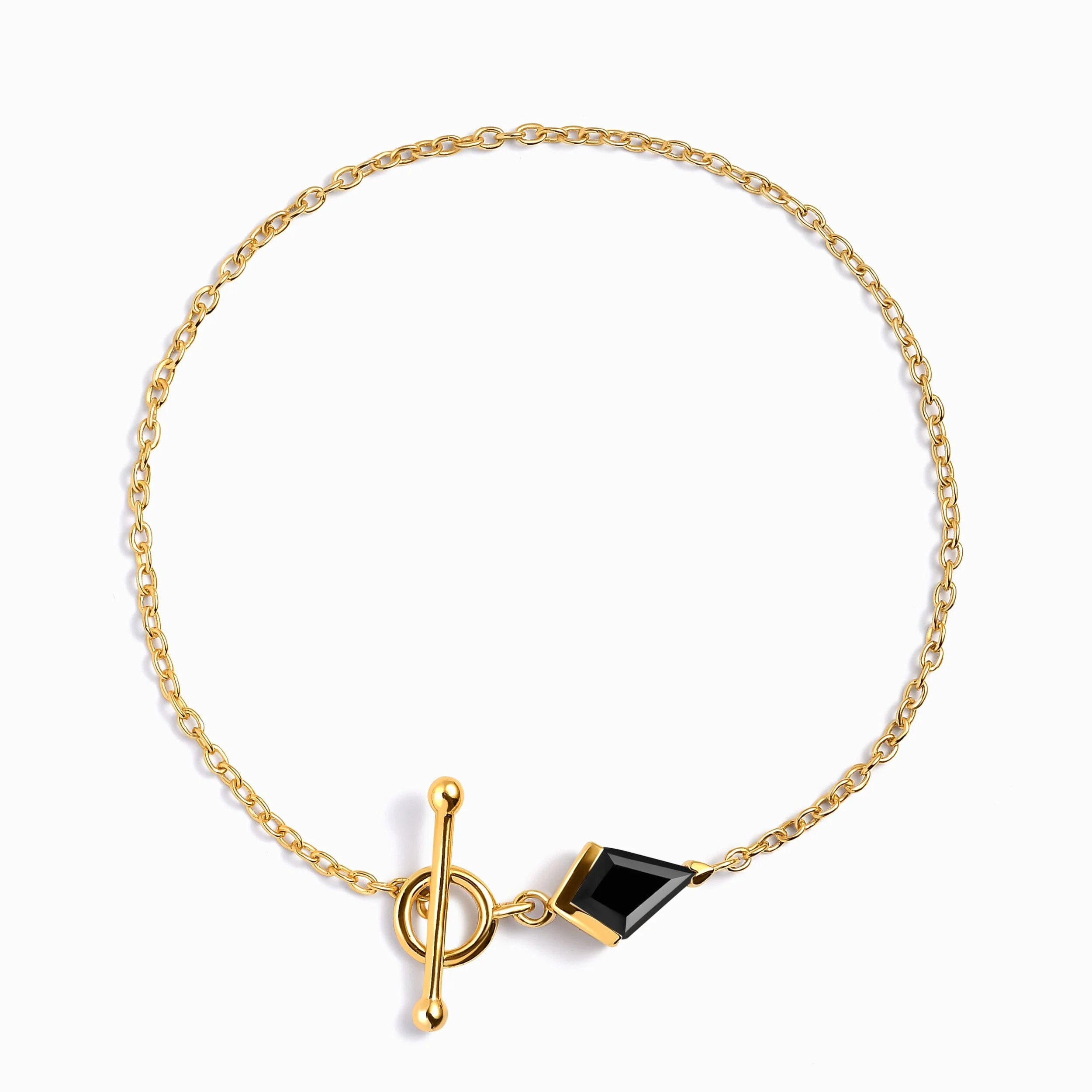 Black Obsidian Bracelet - Heroine T-Lock - Image 5