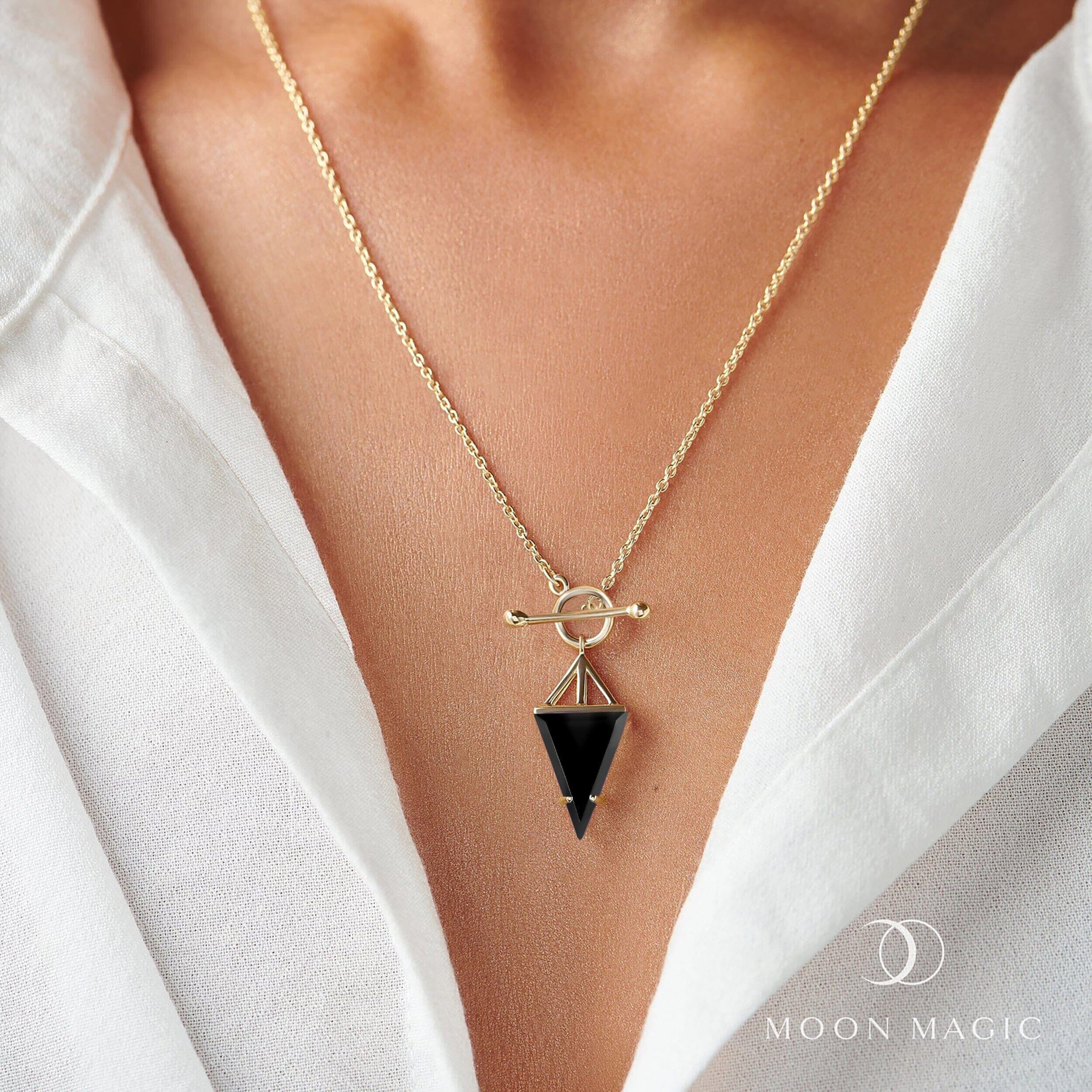 Black Obsidian Necklace - Heroine T-Lock - Image 36
