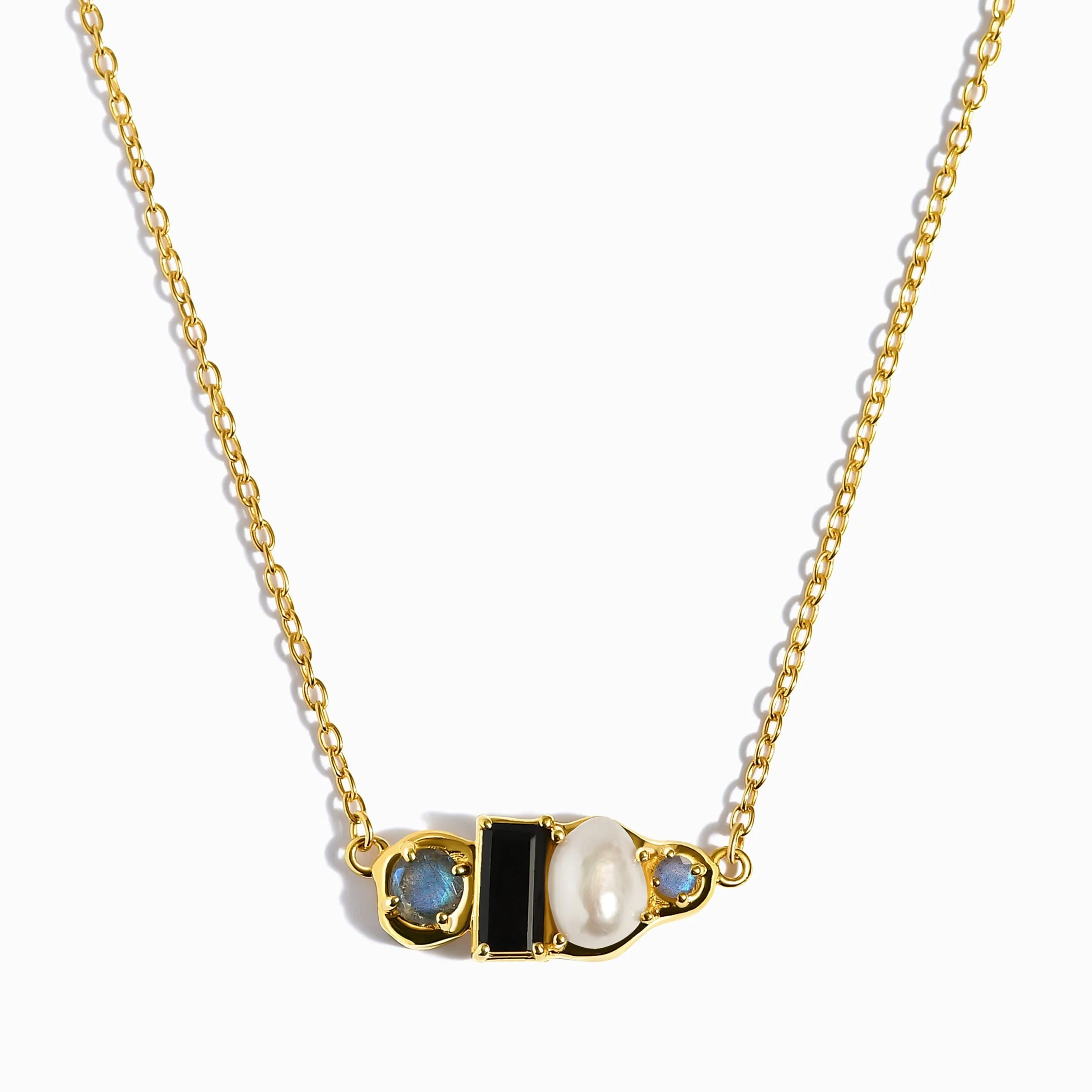 Black Obsidian Pearl Necklace - Treasure - Image 7