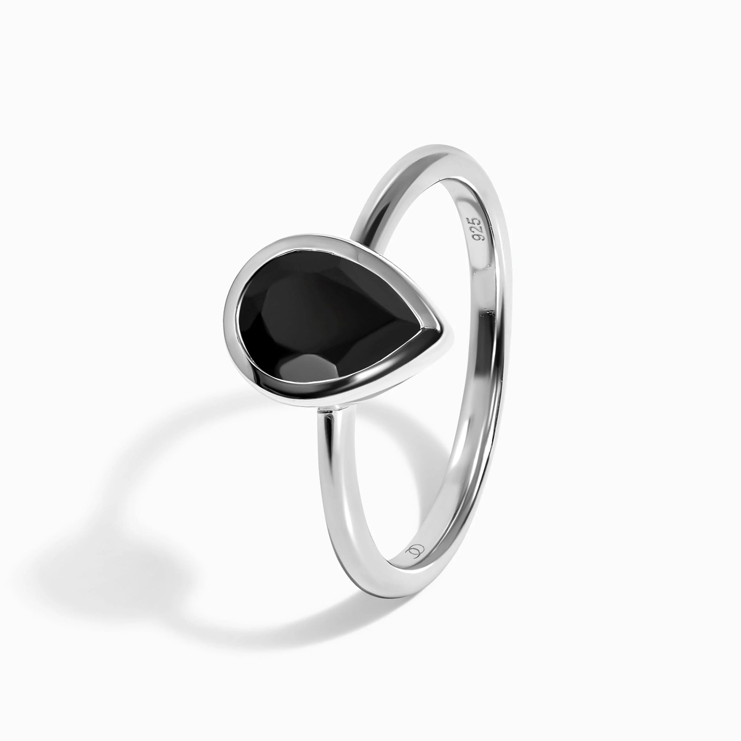 Black Obsidian Ring - Hidden Heart - Image 12