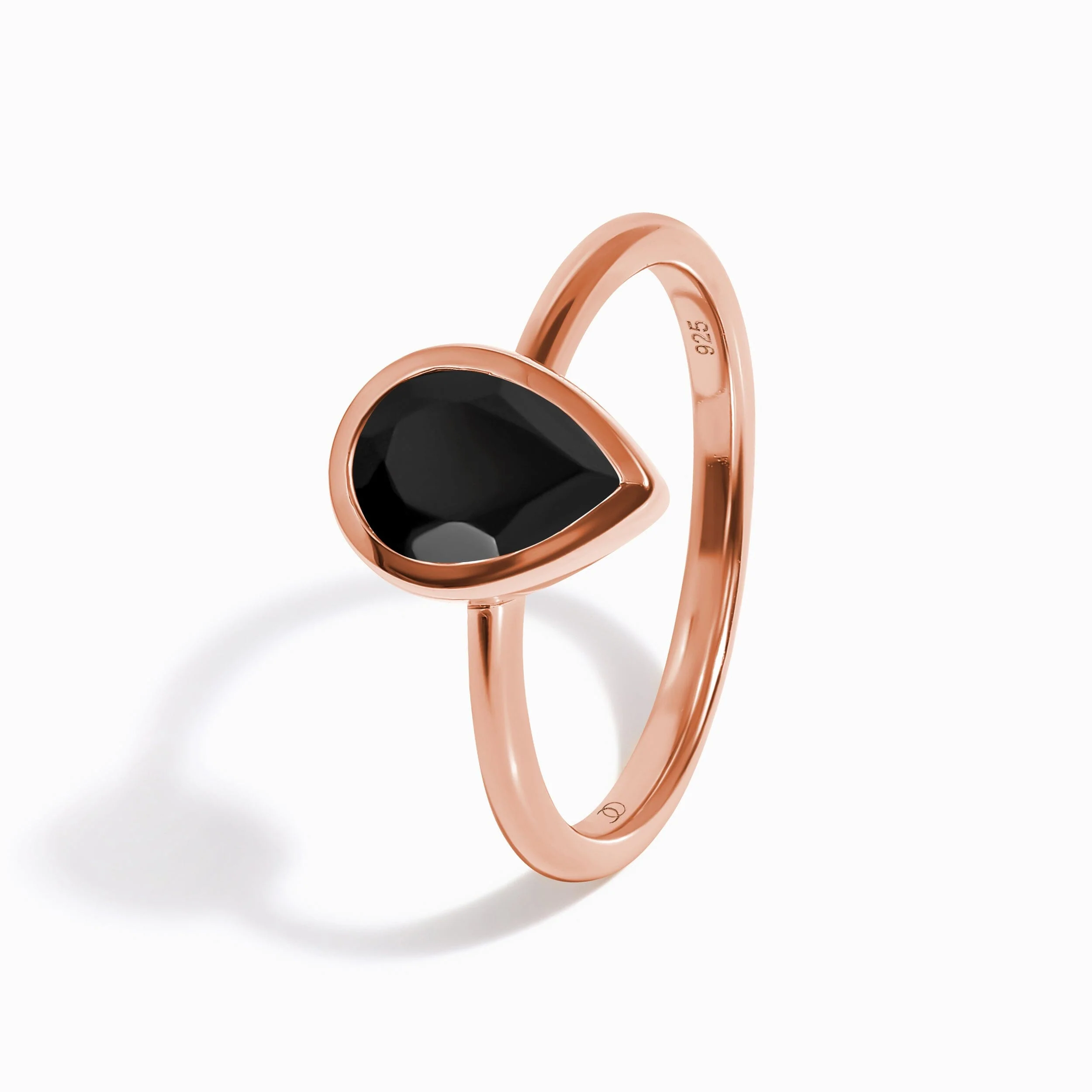Black Obsidian Ring - Hidden Heart - Image 14