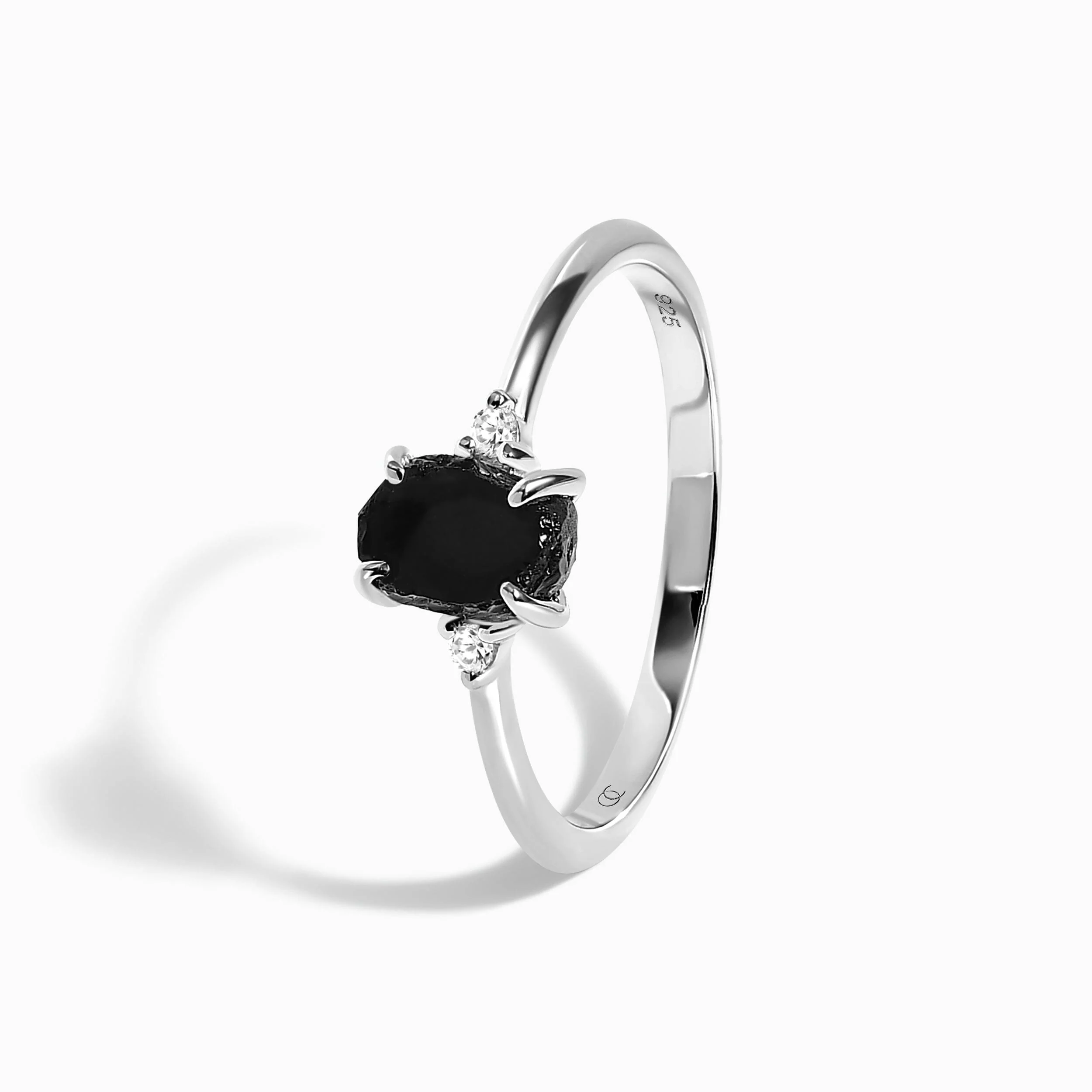 Black Obsidian Ring - Petite Raw Allure - Image 9