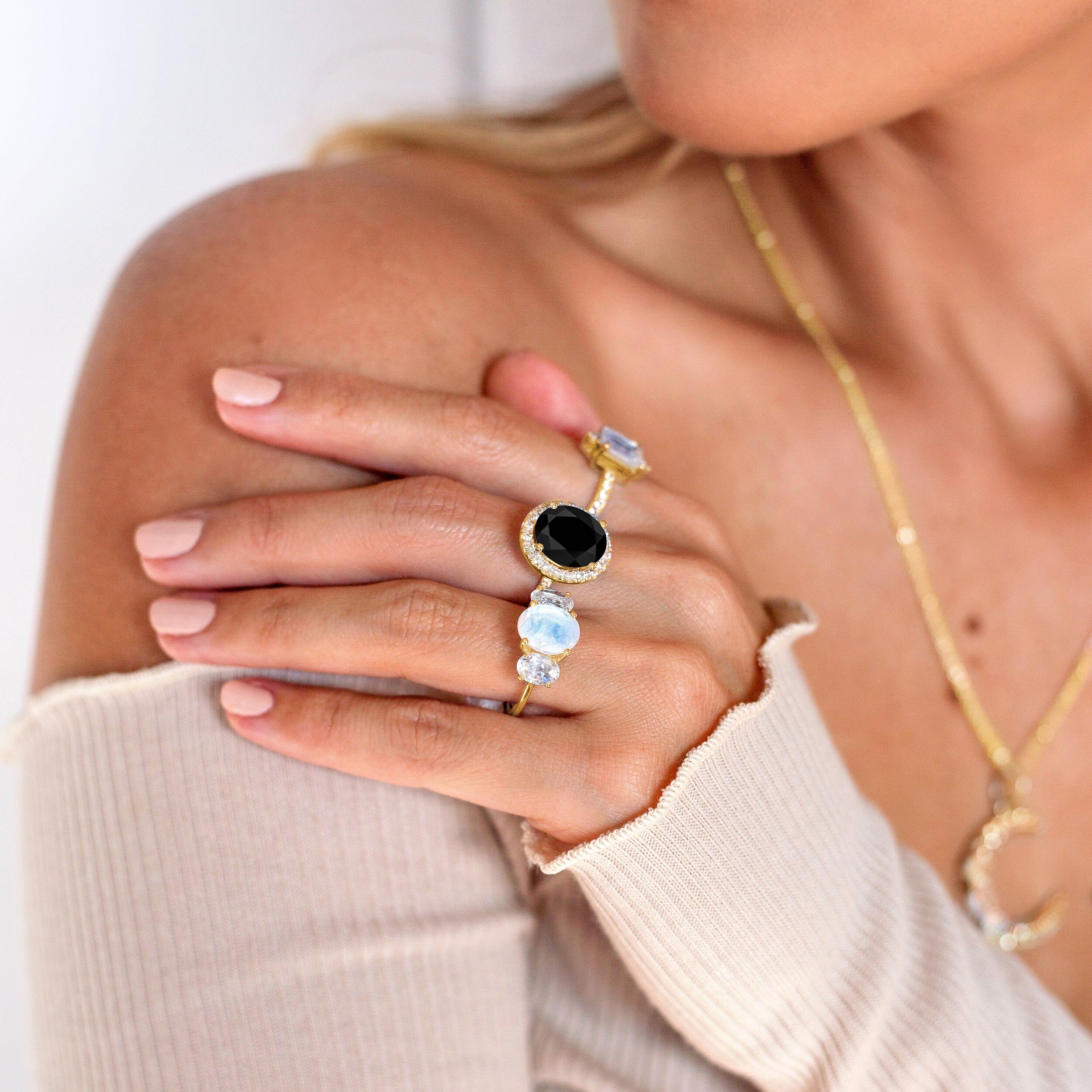 Black Obsidian Ring - Queen Lana - Image 16