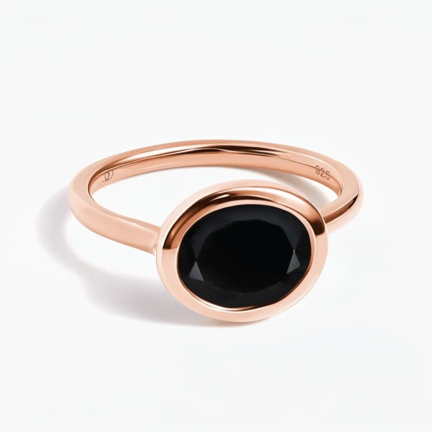 Black Obsidian Skin Touch Ring - Feel the Strength - Image 4
