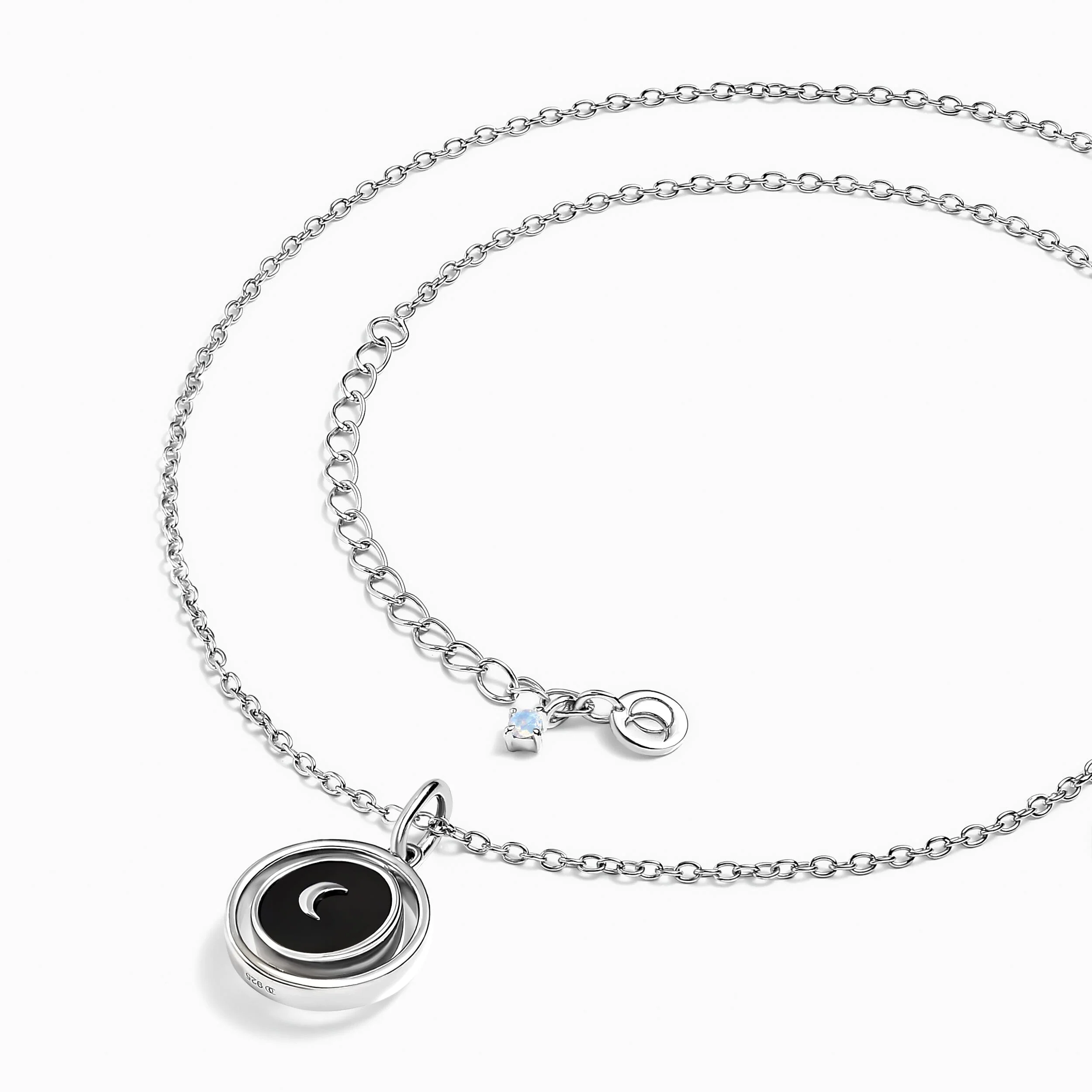 Black Obsidian Pearl Necklace - Night & Day - Image 26