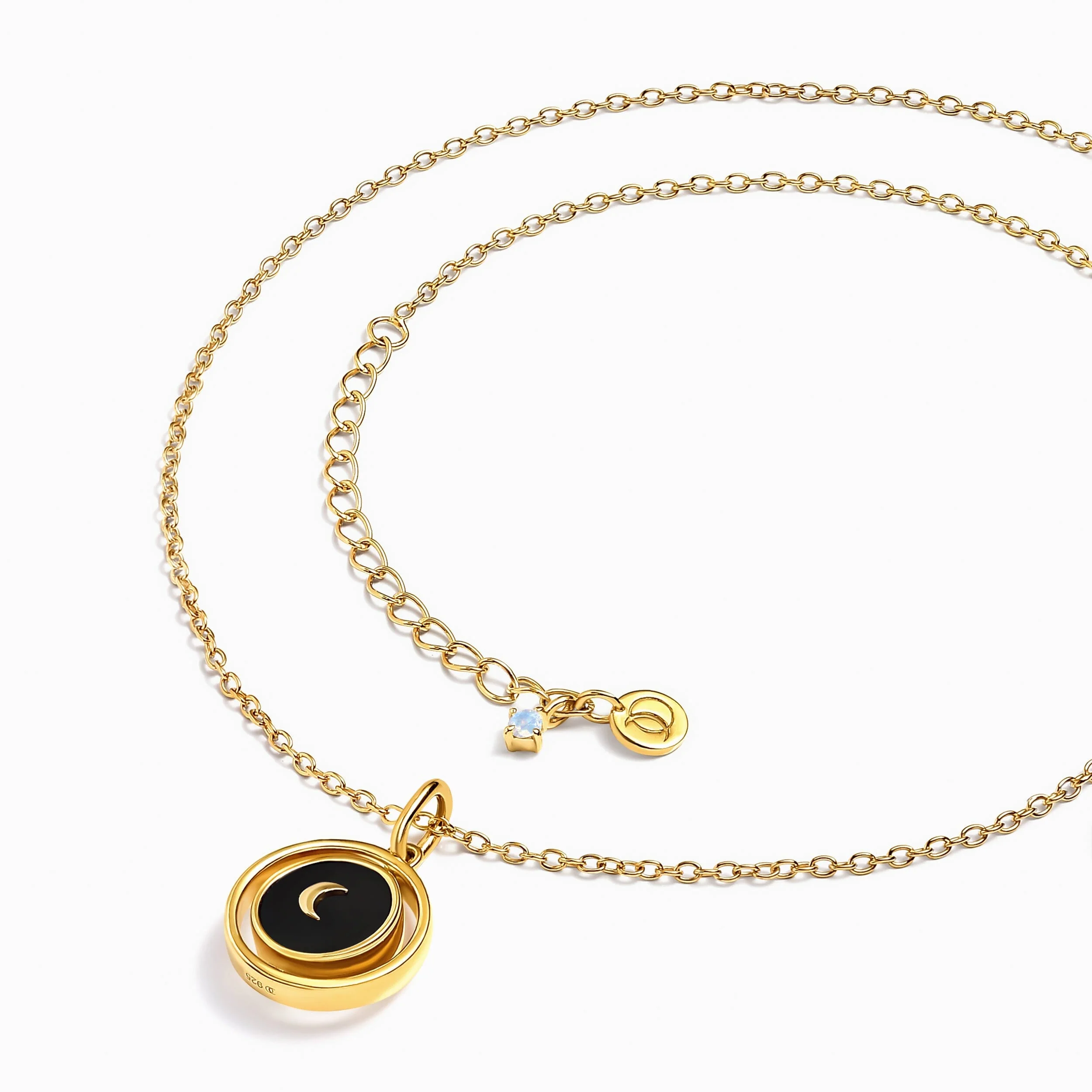 Black Obsidian Pearl Necklace - Night & Day - Image 28