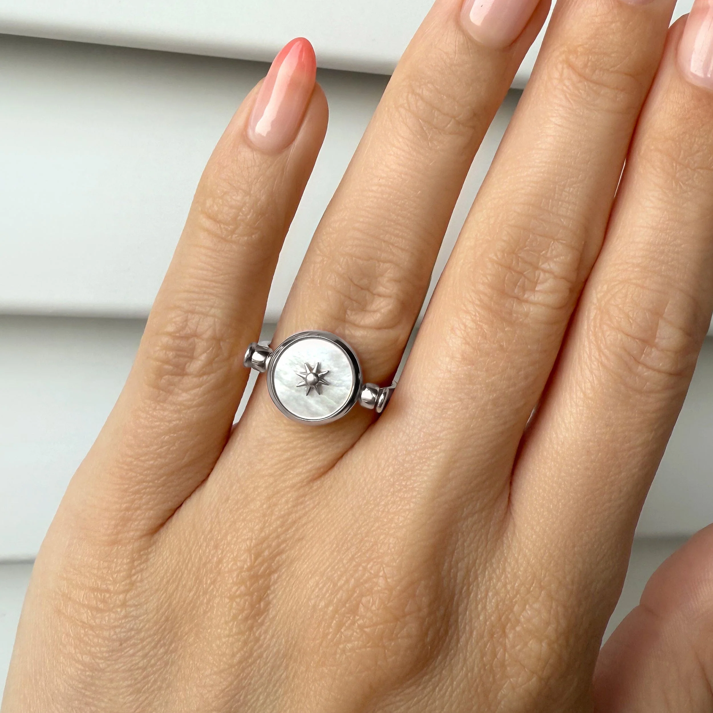 Black Onyx Pearl Ring - Night & Day - Image 4