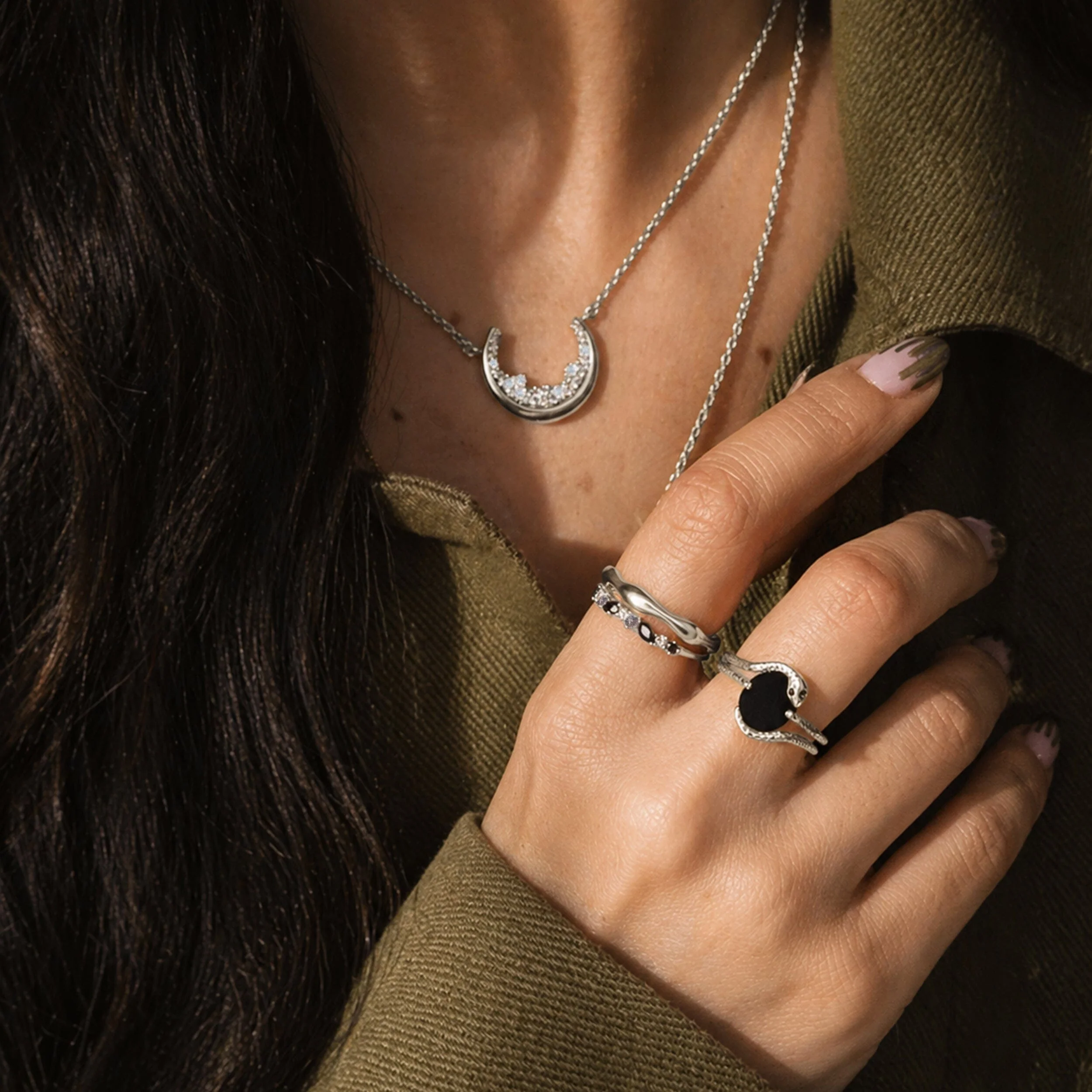 Black Onyx Ring - Serpent of Release - Image 11