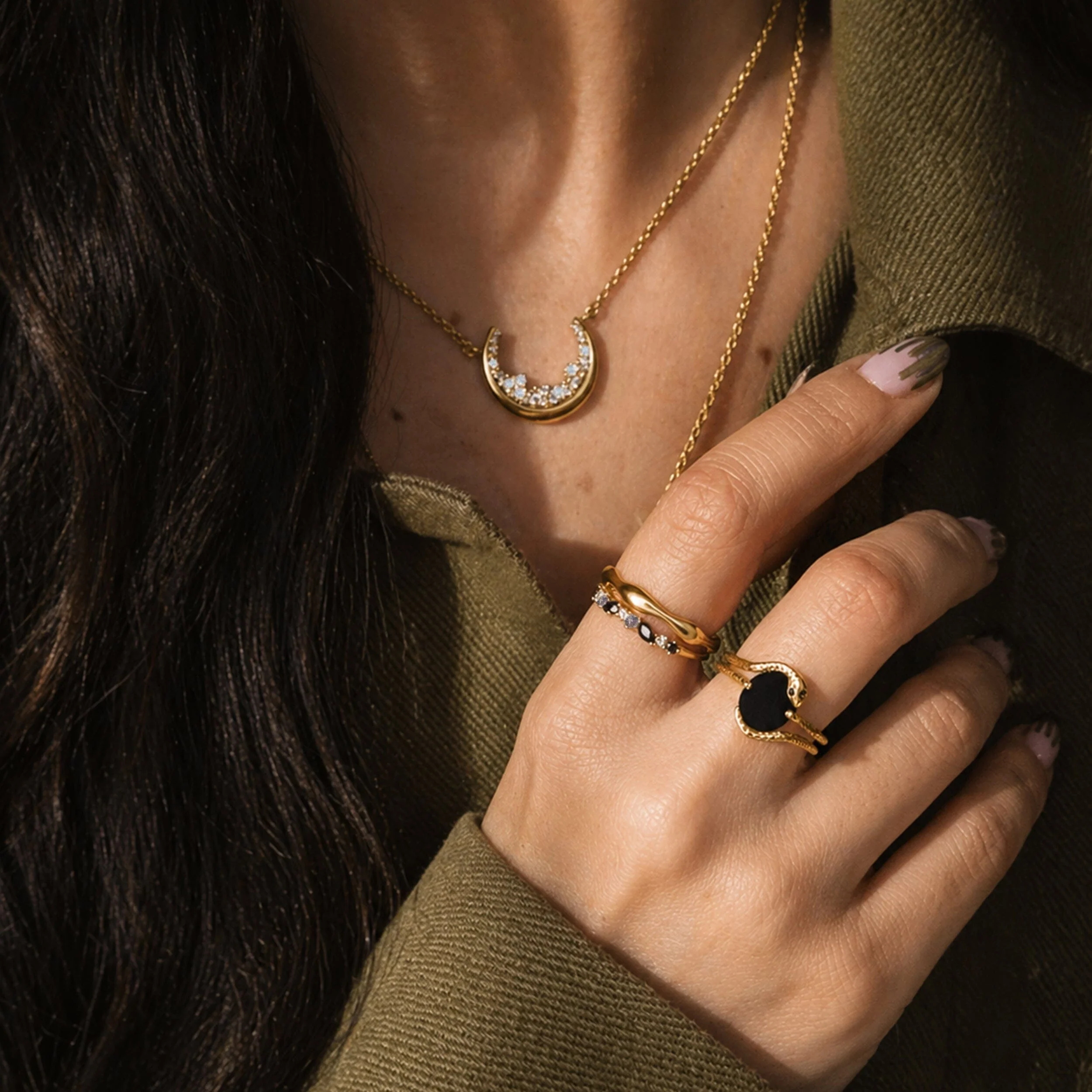 Black Onyx Ring - Serpent of Release - Image 13