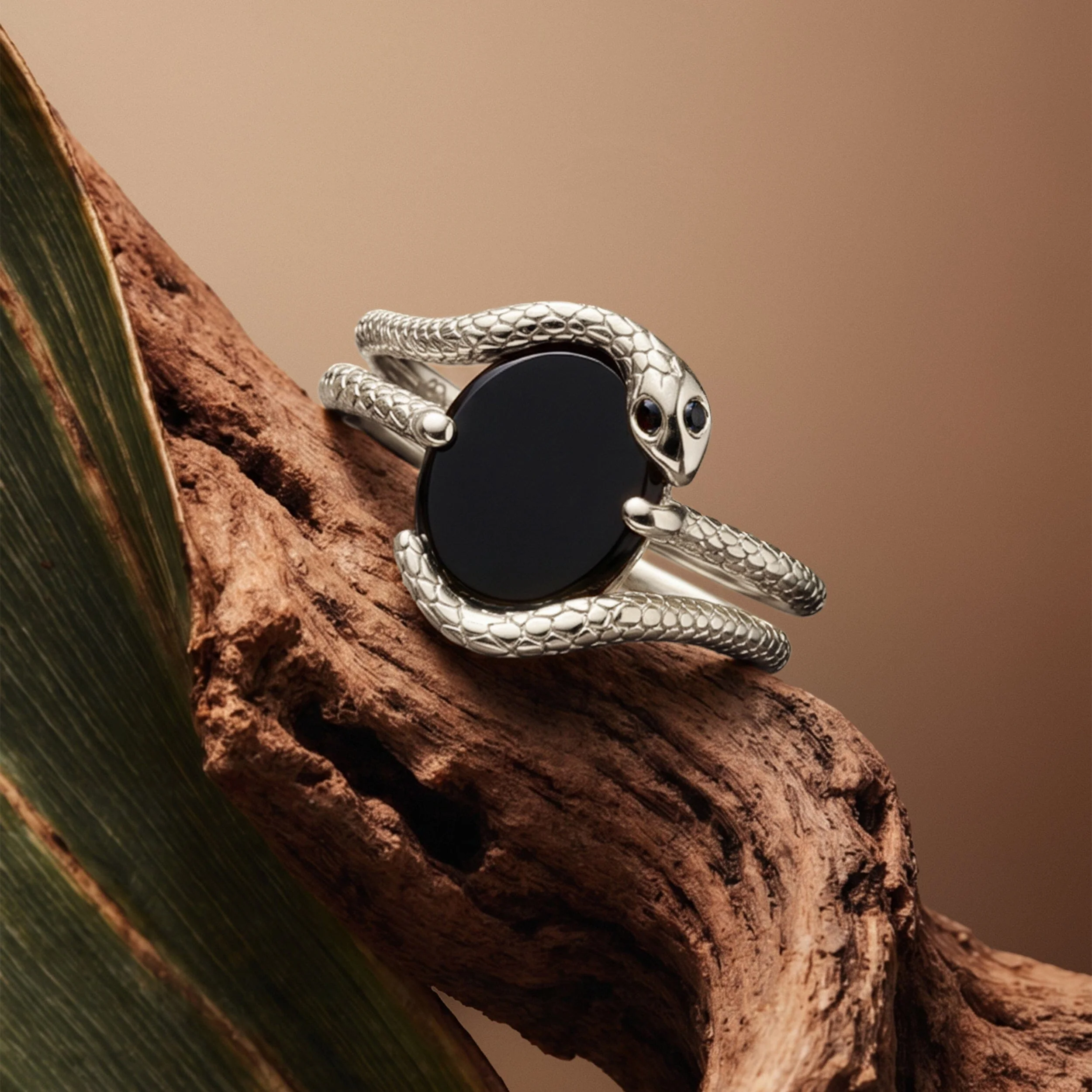 Black Onyx Ring - Serpent of Release - Image 23