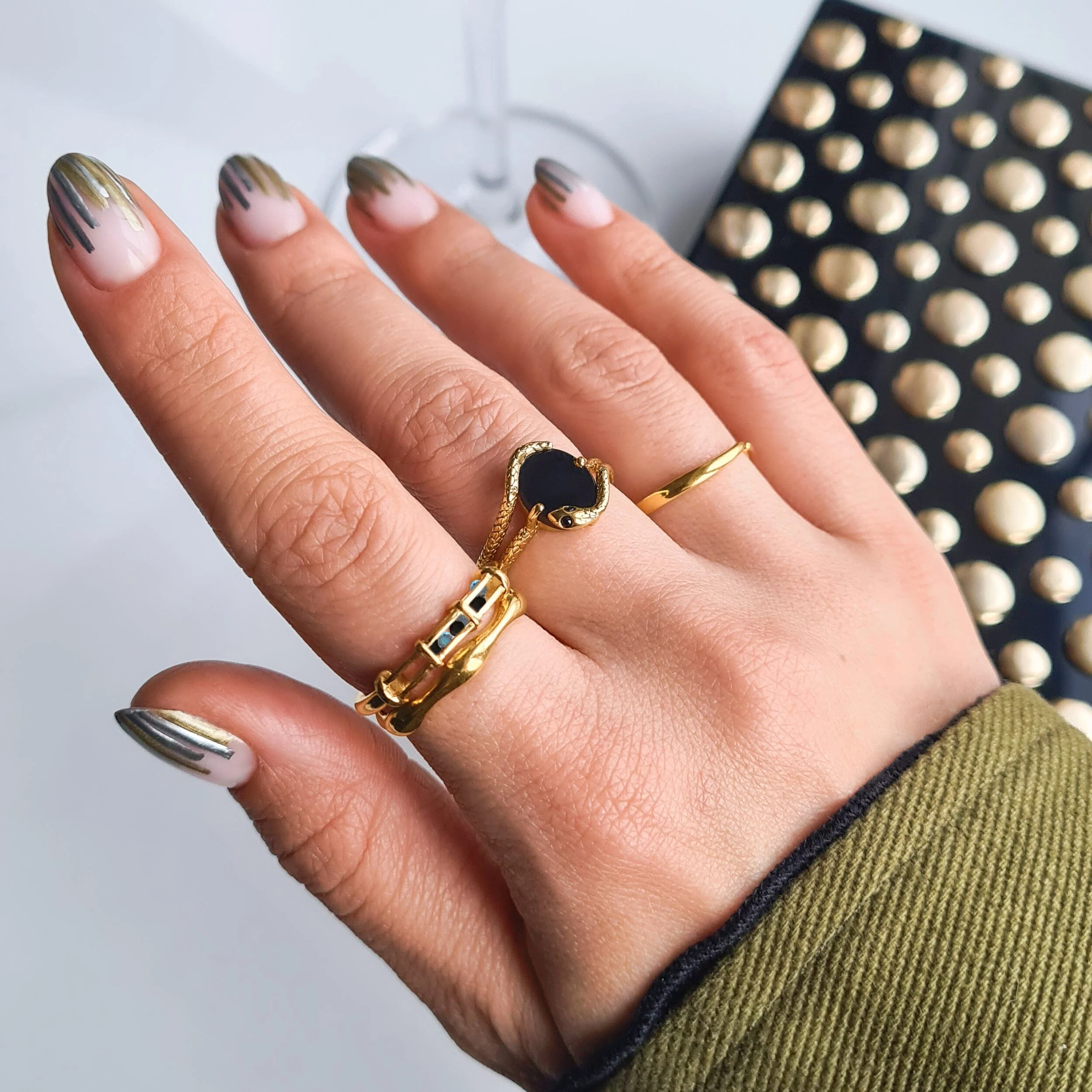 Black Onyx Ring - Serpent of Release - Image 29