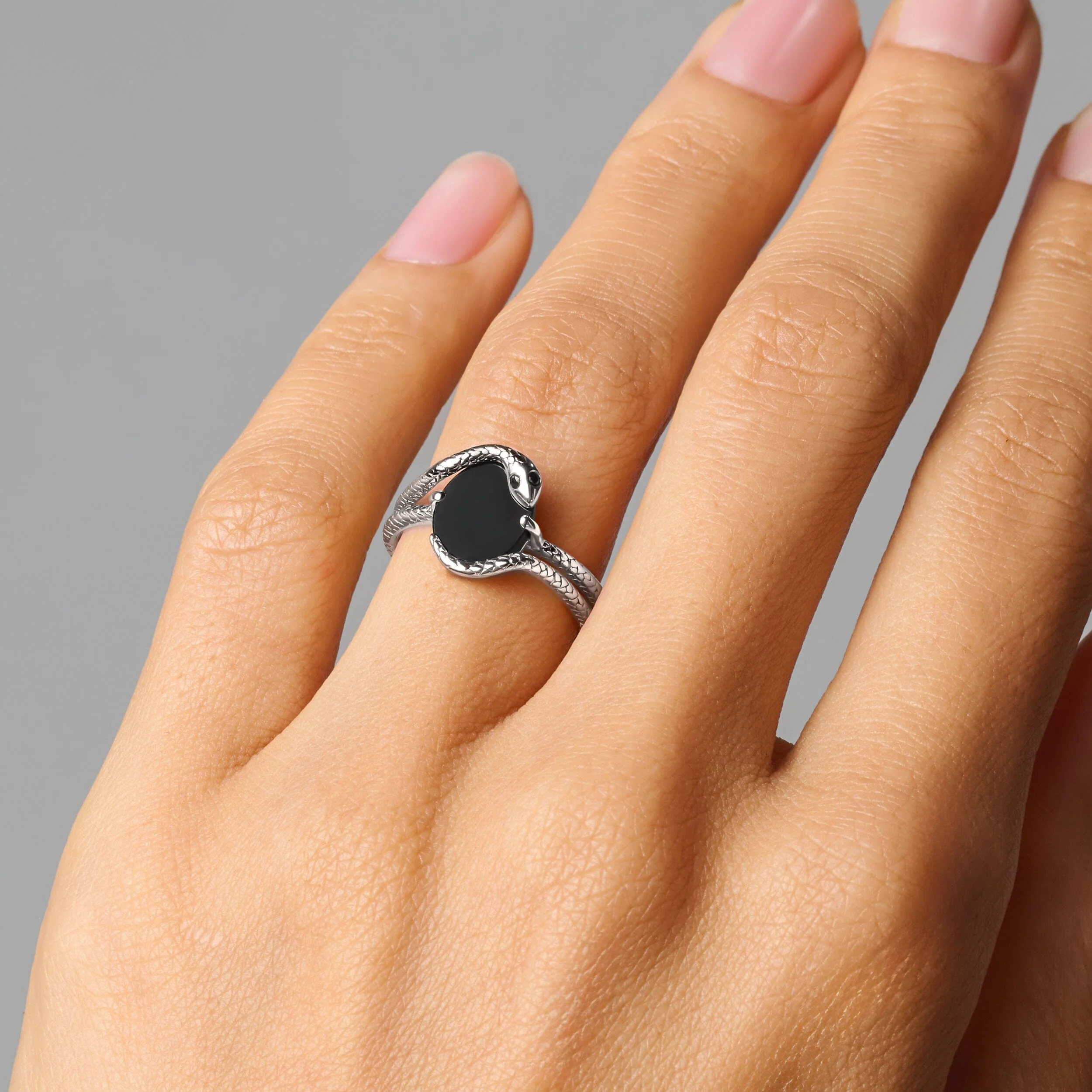 Black Onyx Ring - Serpent of Release - Image 36