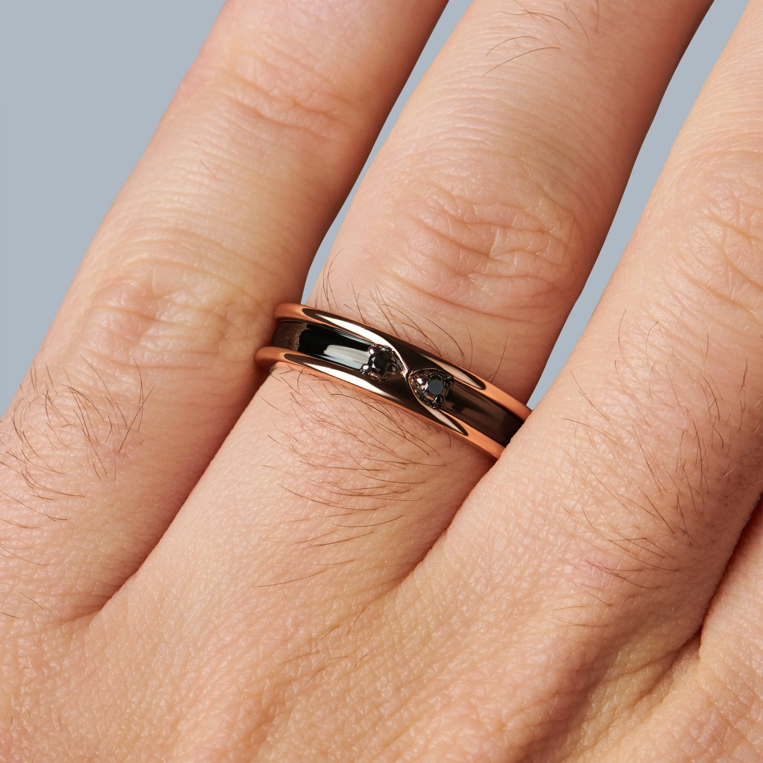 Black Onyx Unisex Ring - Individualist - Image 15