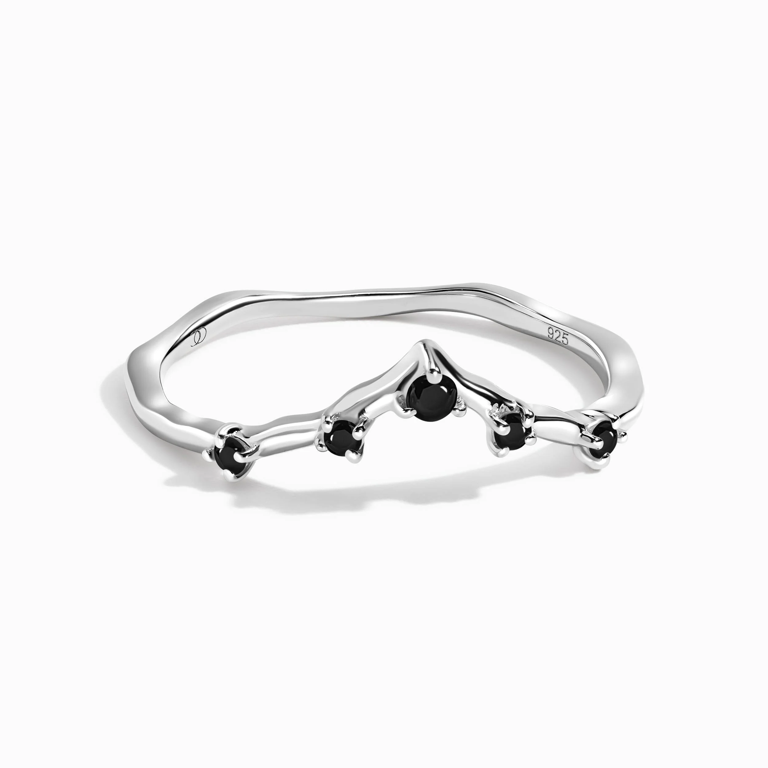 Black Spinel Ring - Cosmic Crown