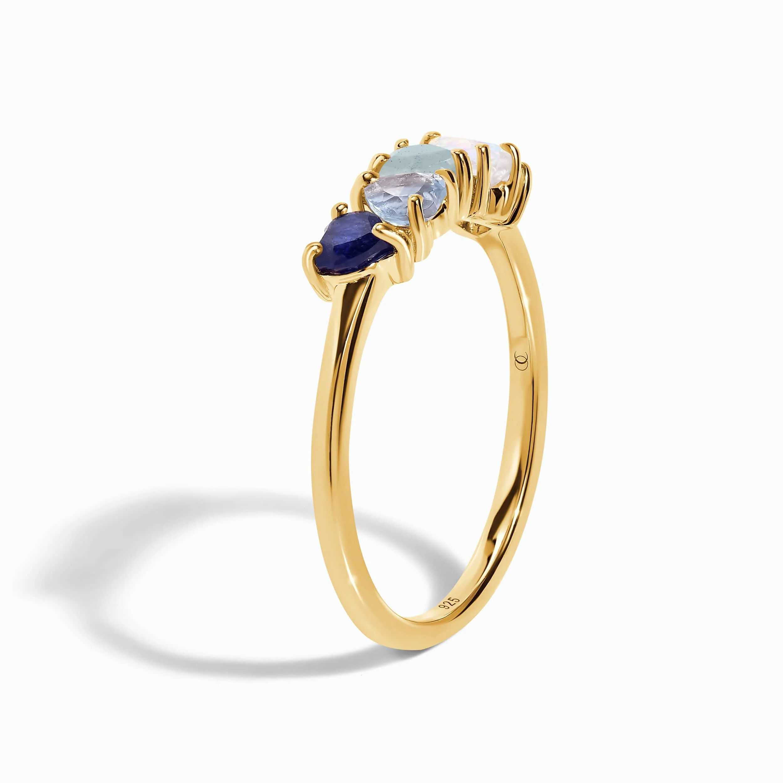 Blue Gradient Multigem Ring - Crush On You - Image 18