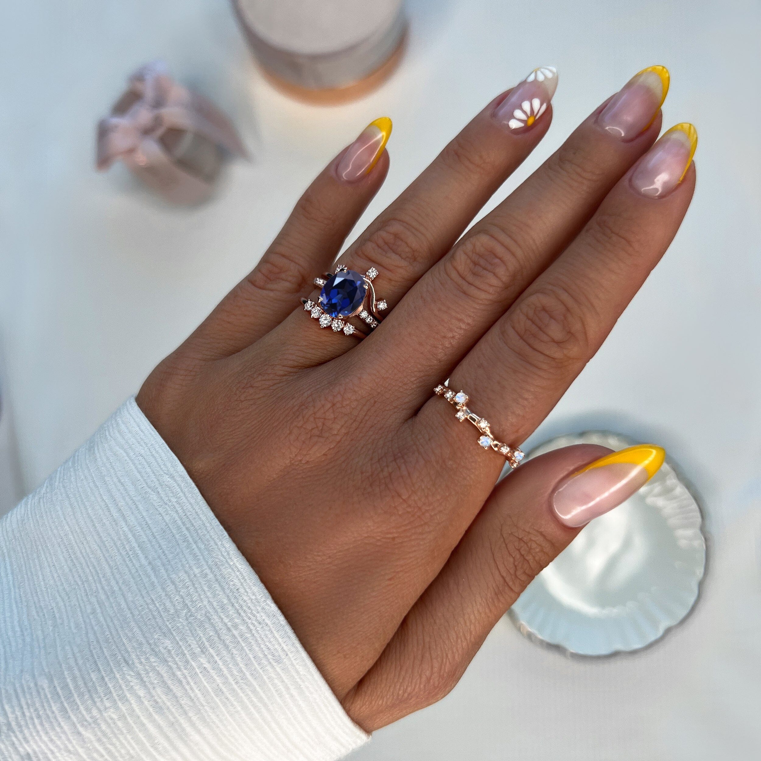 Blue Sapphire Ring - Harlow - Image 11