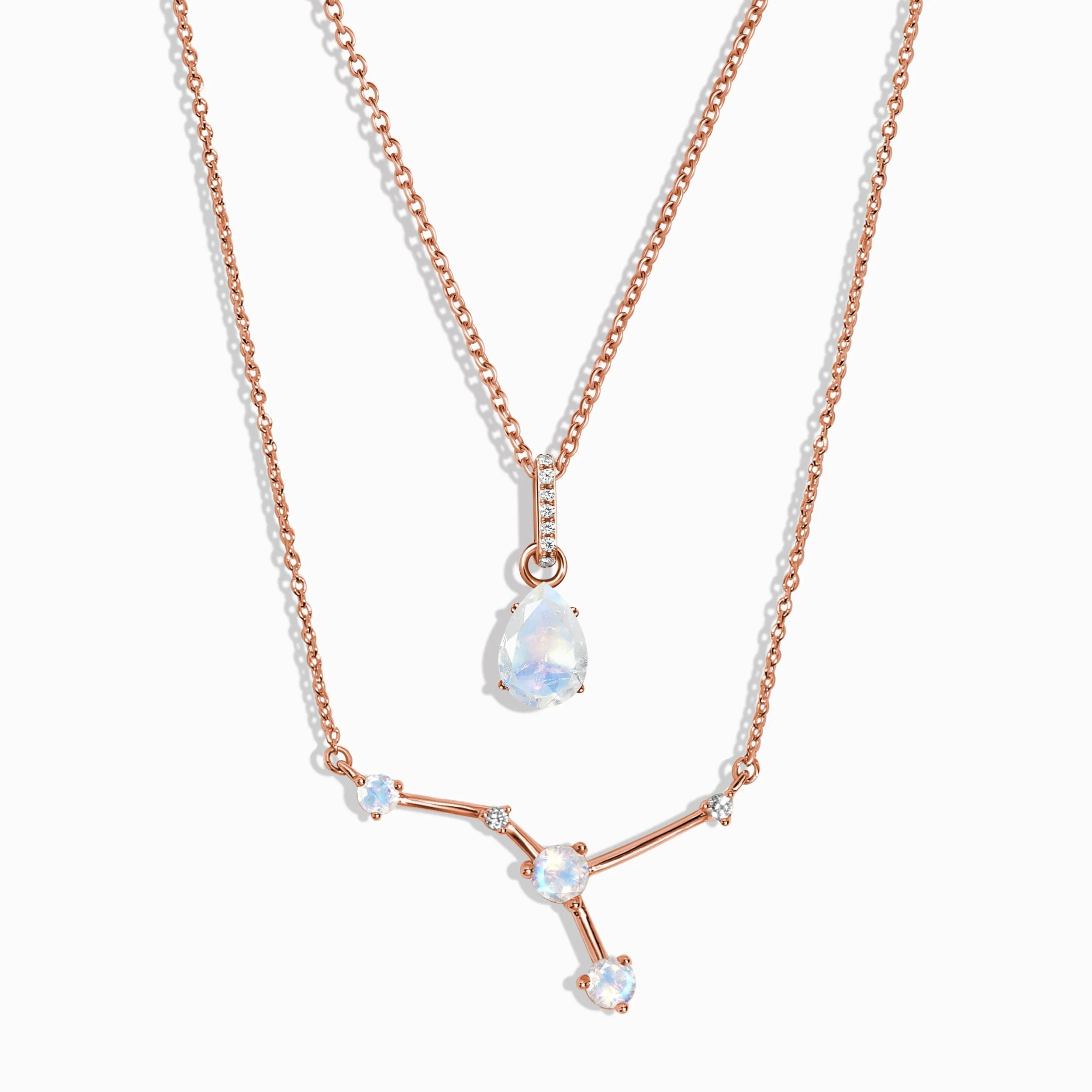 Cancer Zodiac & June Birthstone Necklaces - Image 3