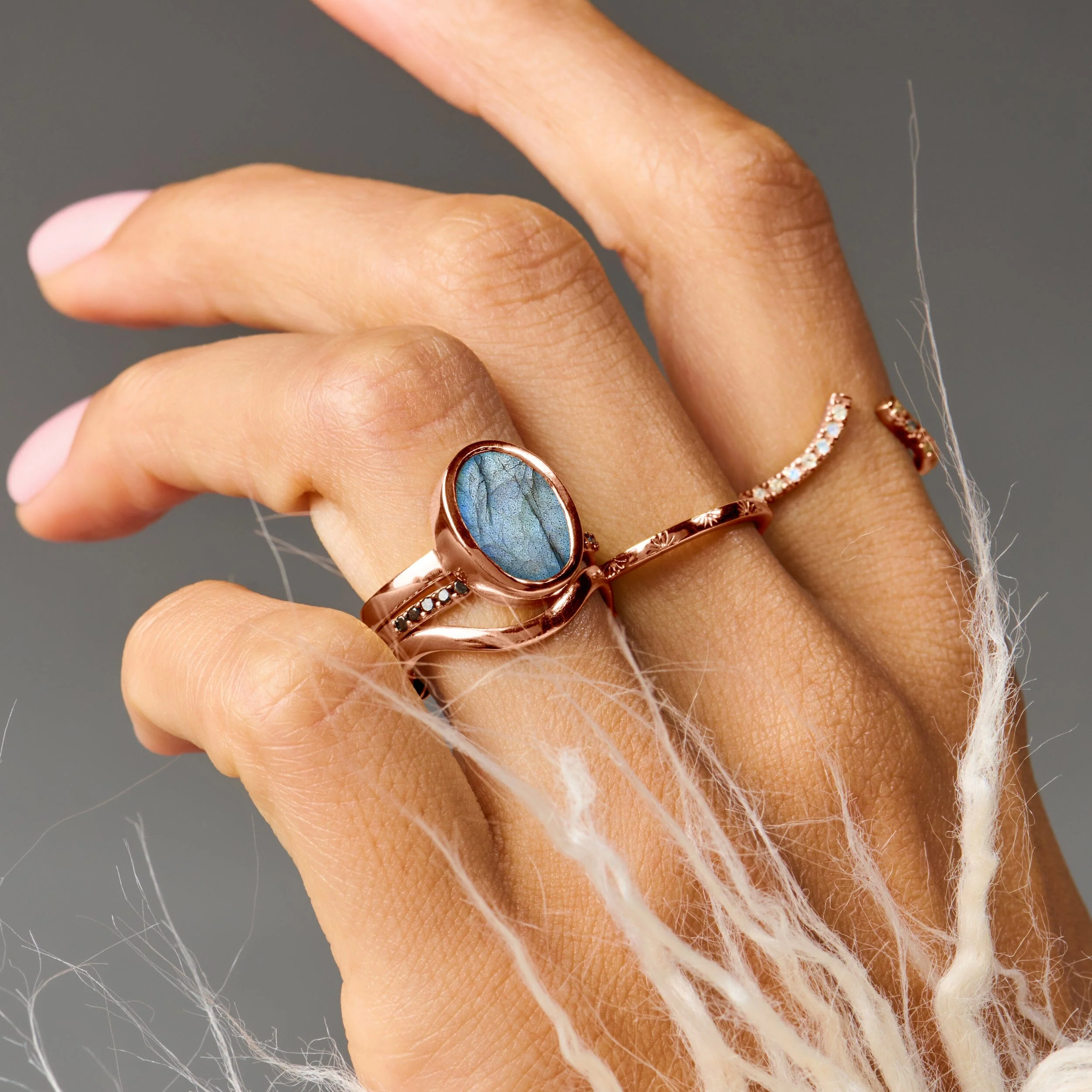 Crystal Ring - Enfolded Labradorite - Image 14