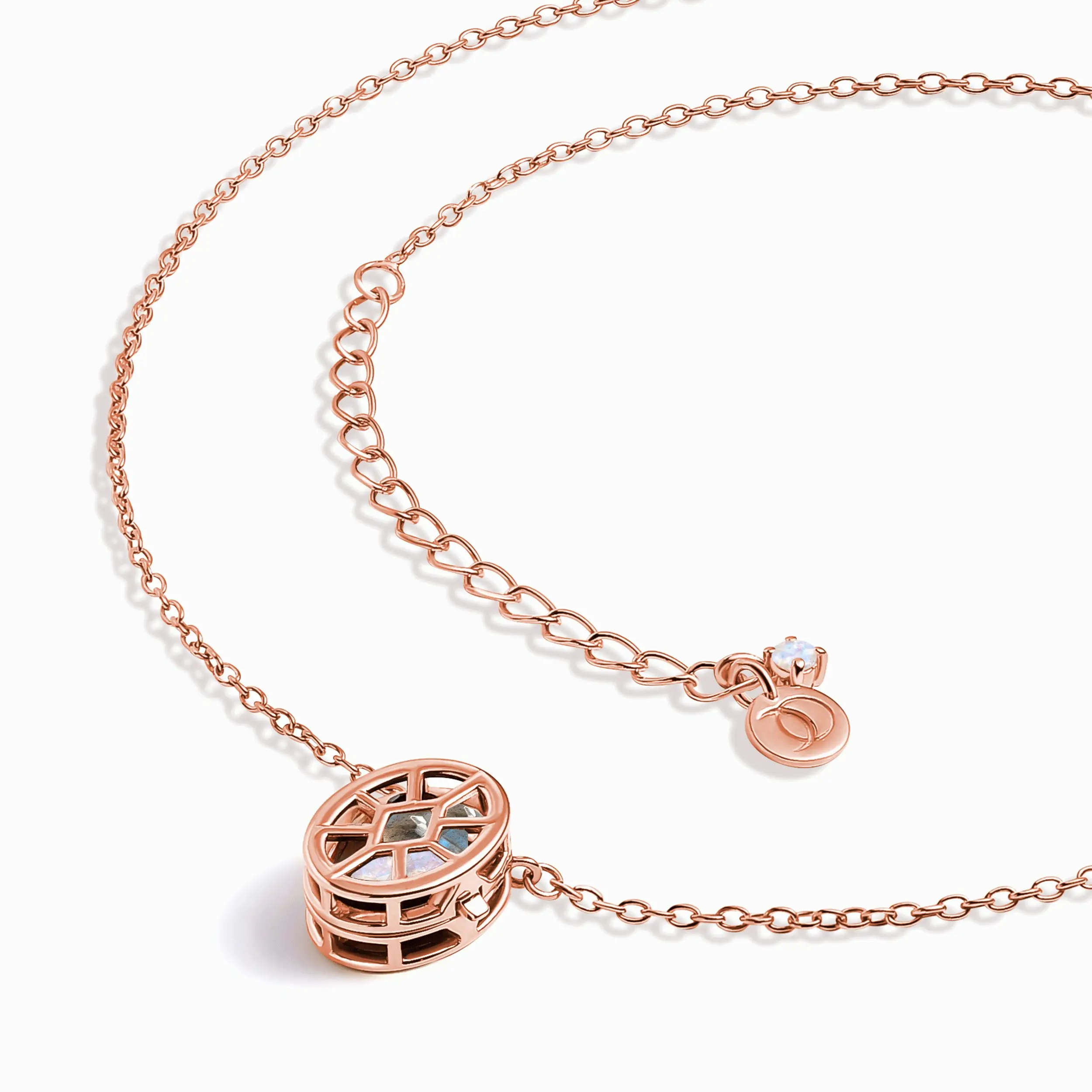 Dark Gradient Necklace – Motion Medicine Locket - Image 3