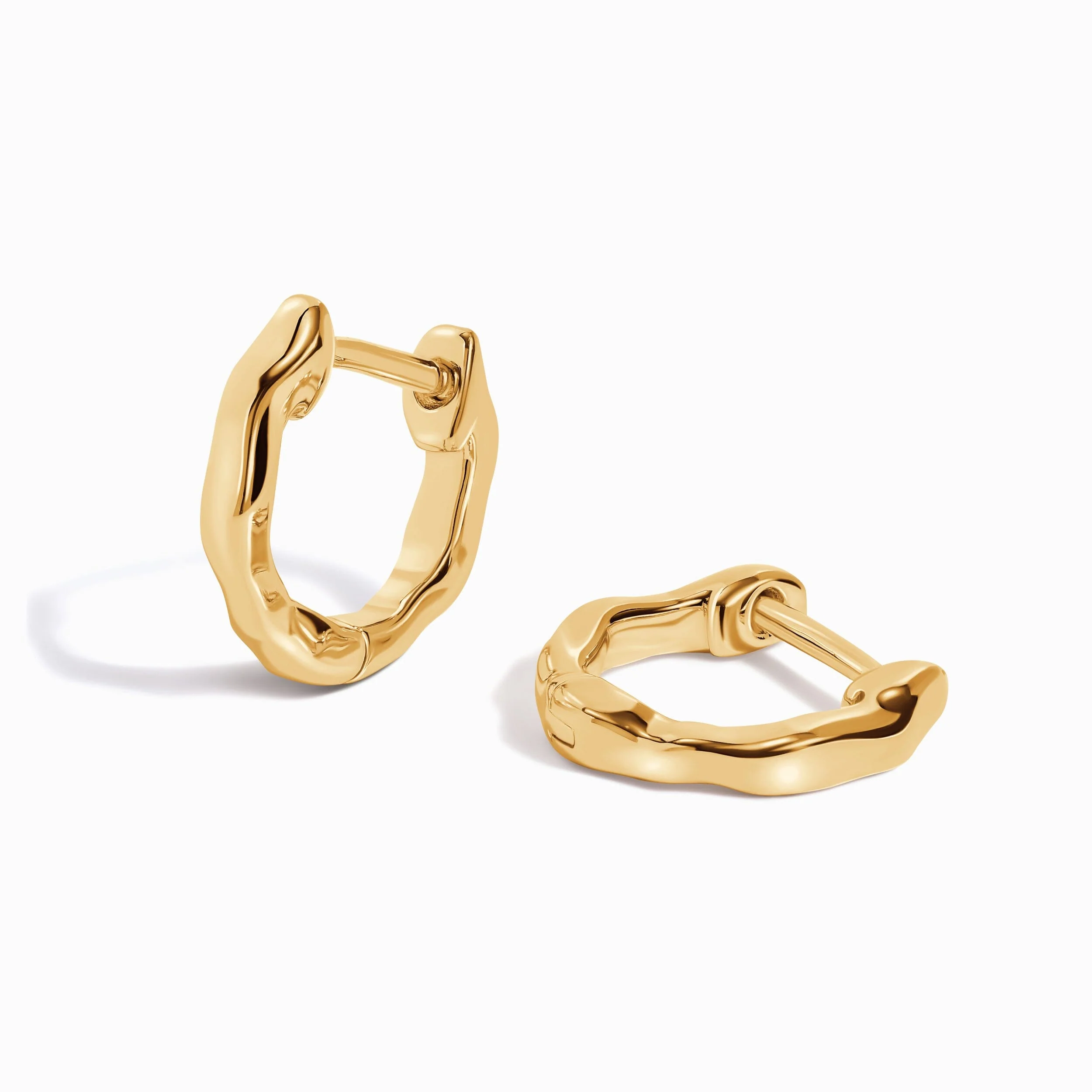 Earrings - Simple Flow Hoops - Image 7