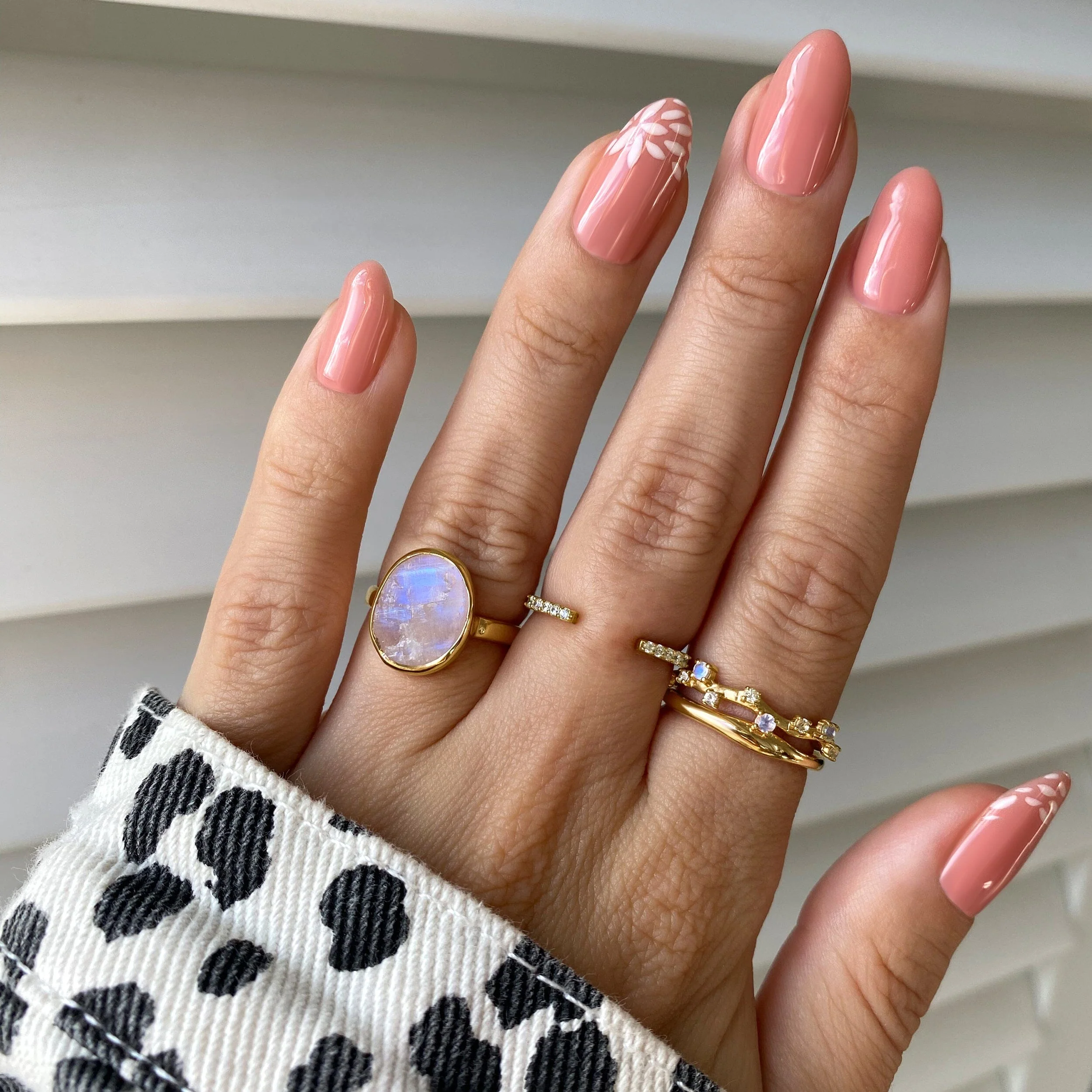 Raw Crystal Ring - Enfolded Moonstone - Image 21