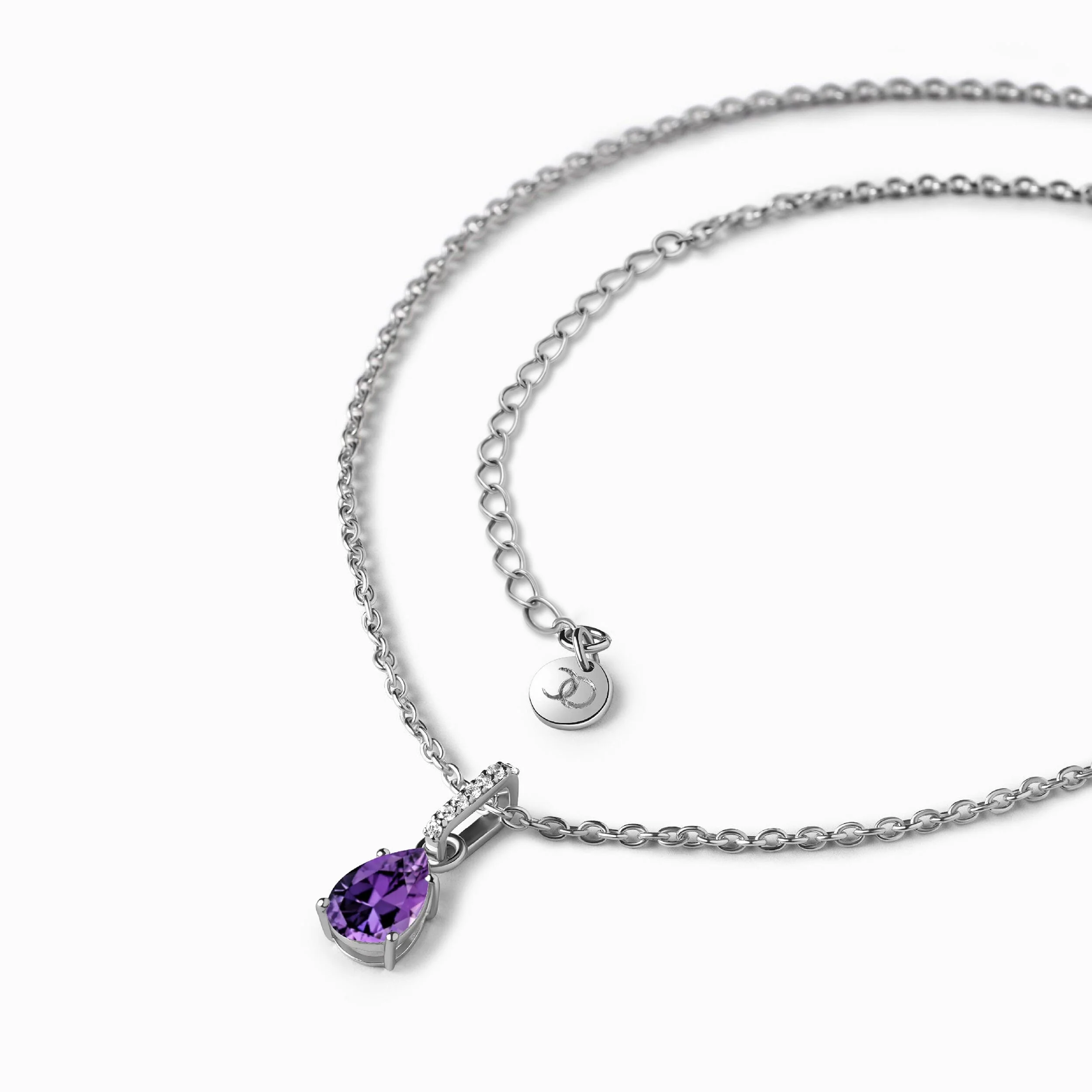Amethyst Necklace Sway - February Birthstone - Image 9