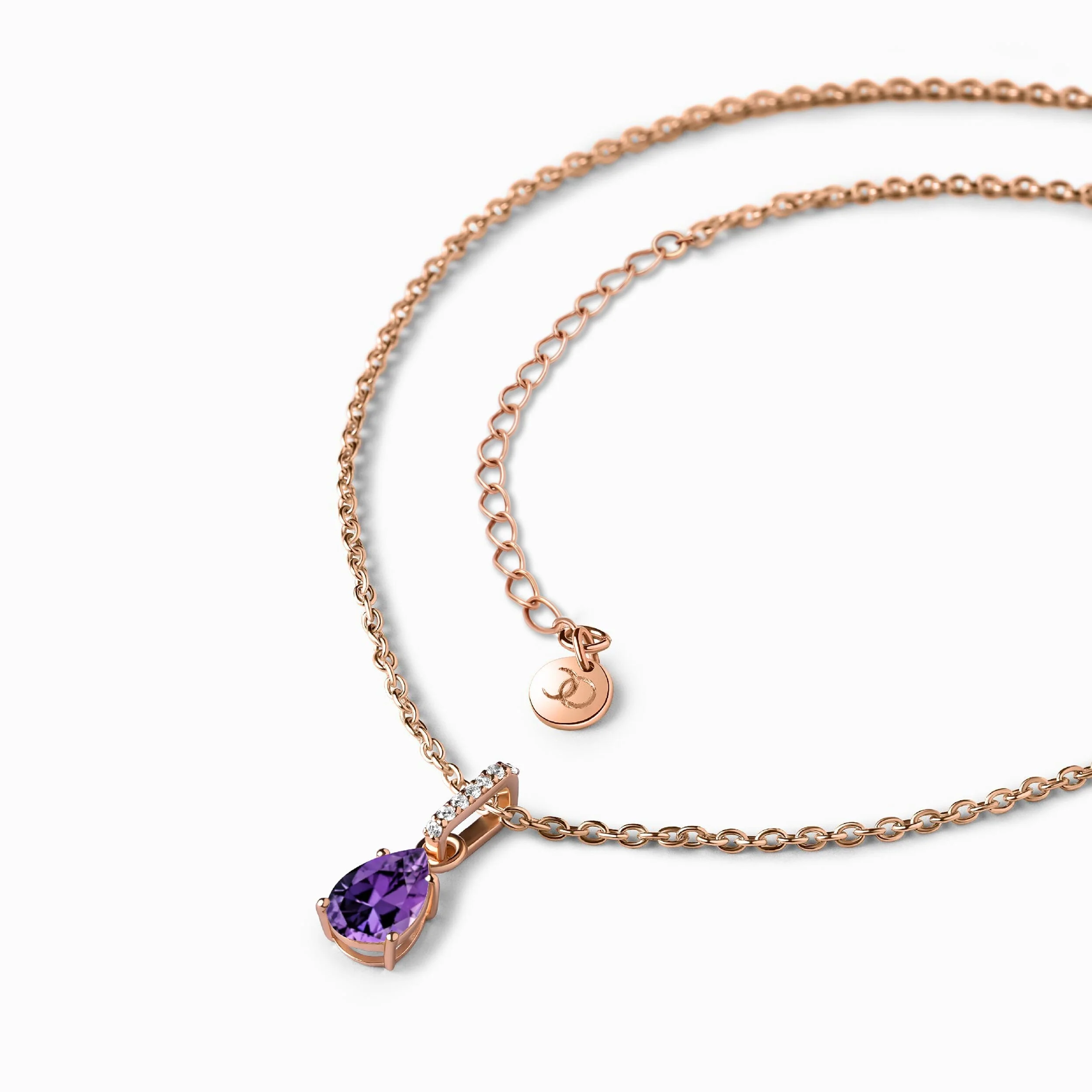 Amethyst Necklace Sway - February Birthstone - Image 11