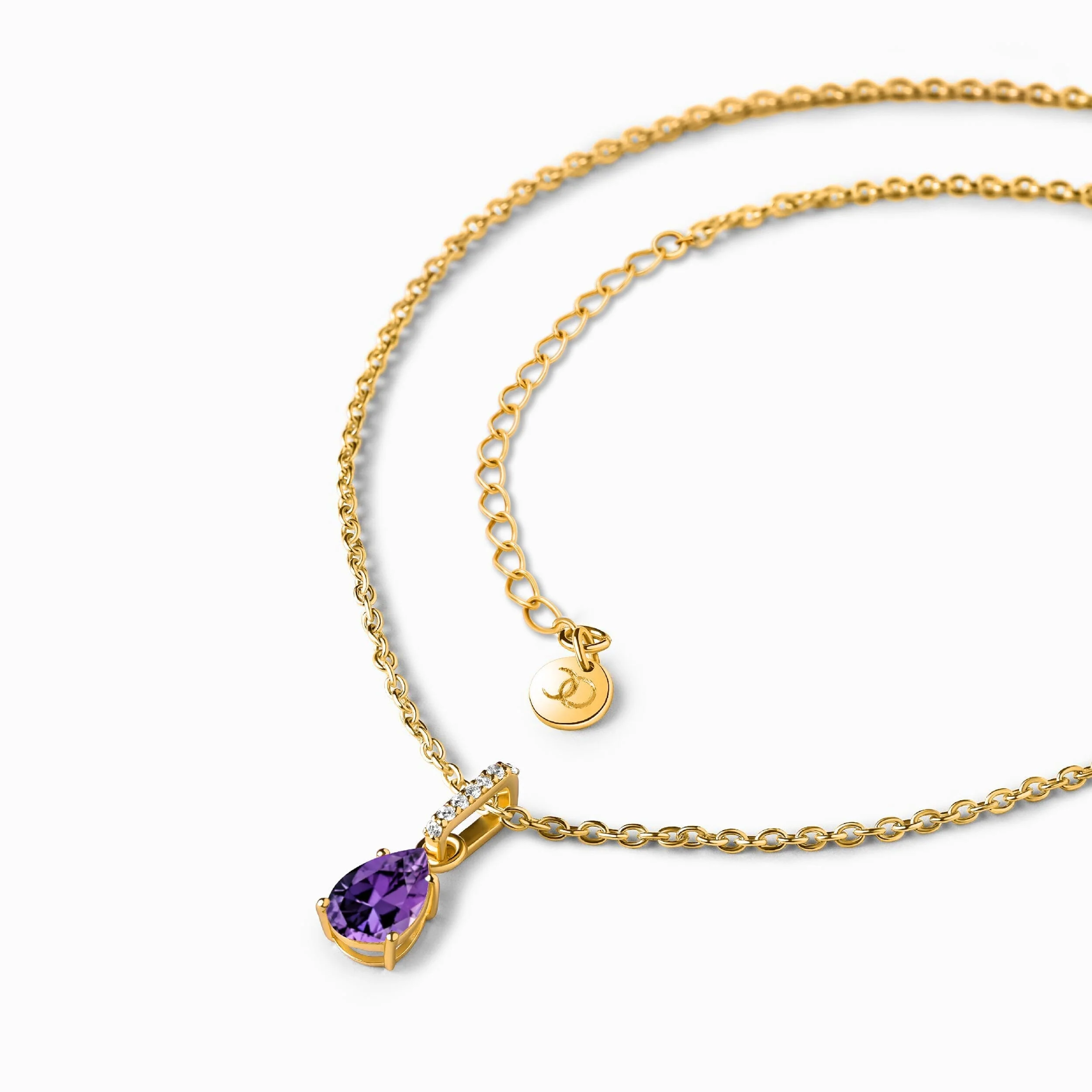 Amethyst Necklace Sway - February Birthstone - Image 13