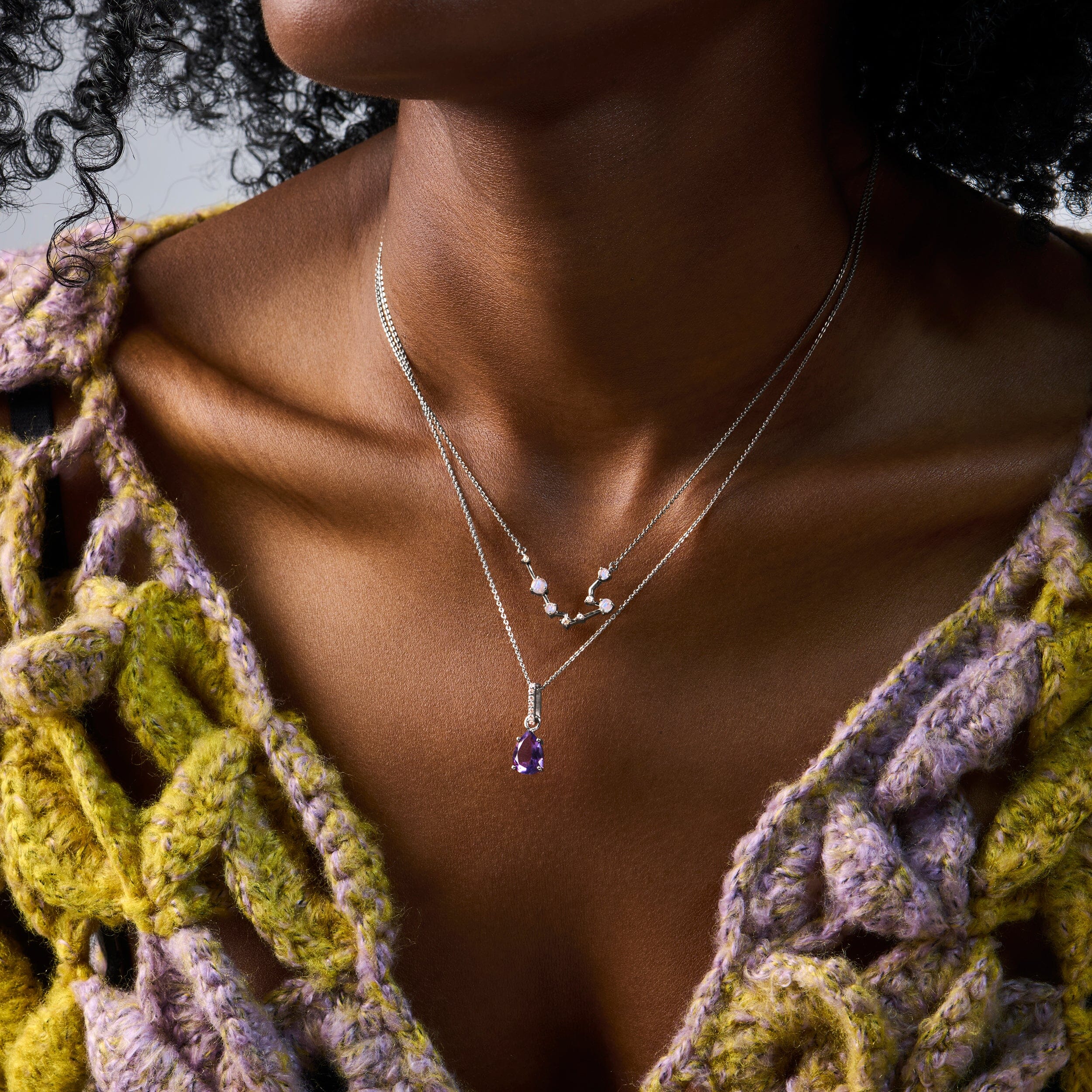 Amethyst Necklace Sway - February Birthstone - Image 8