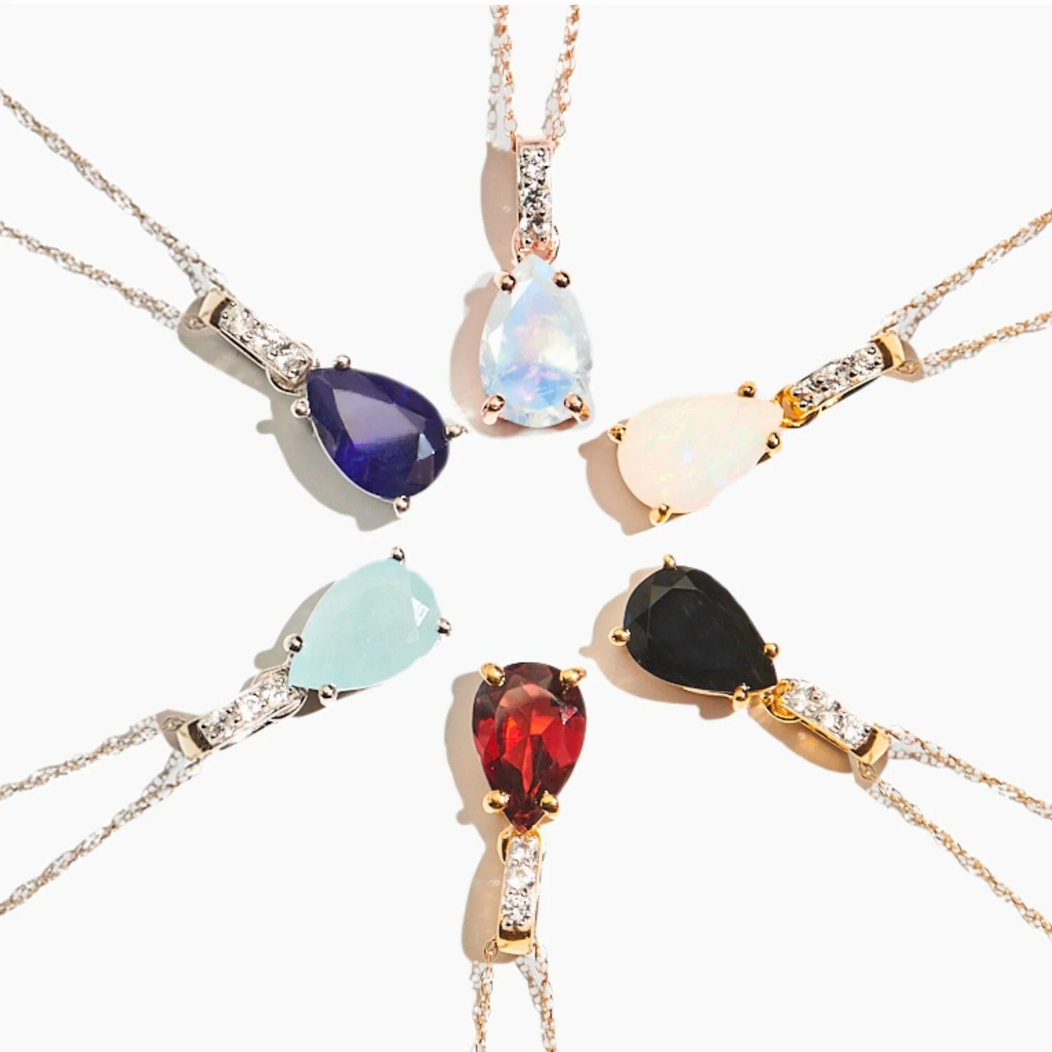 Garnet Necklace Sway - January Birthstone - Image 23