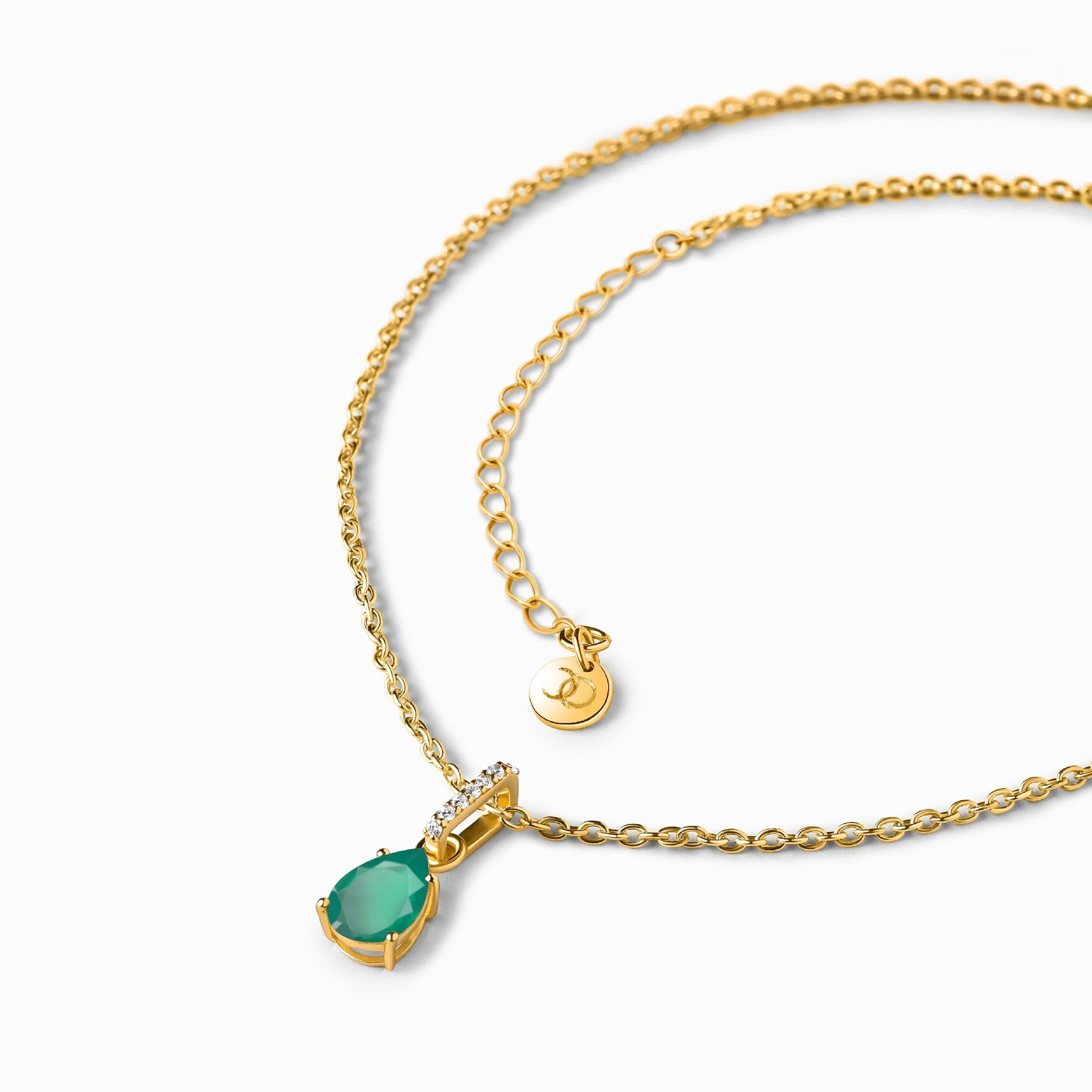 Taurus Zodiac & May Birthstone Necklaces - Image 17