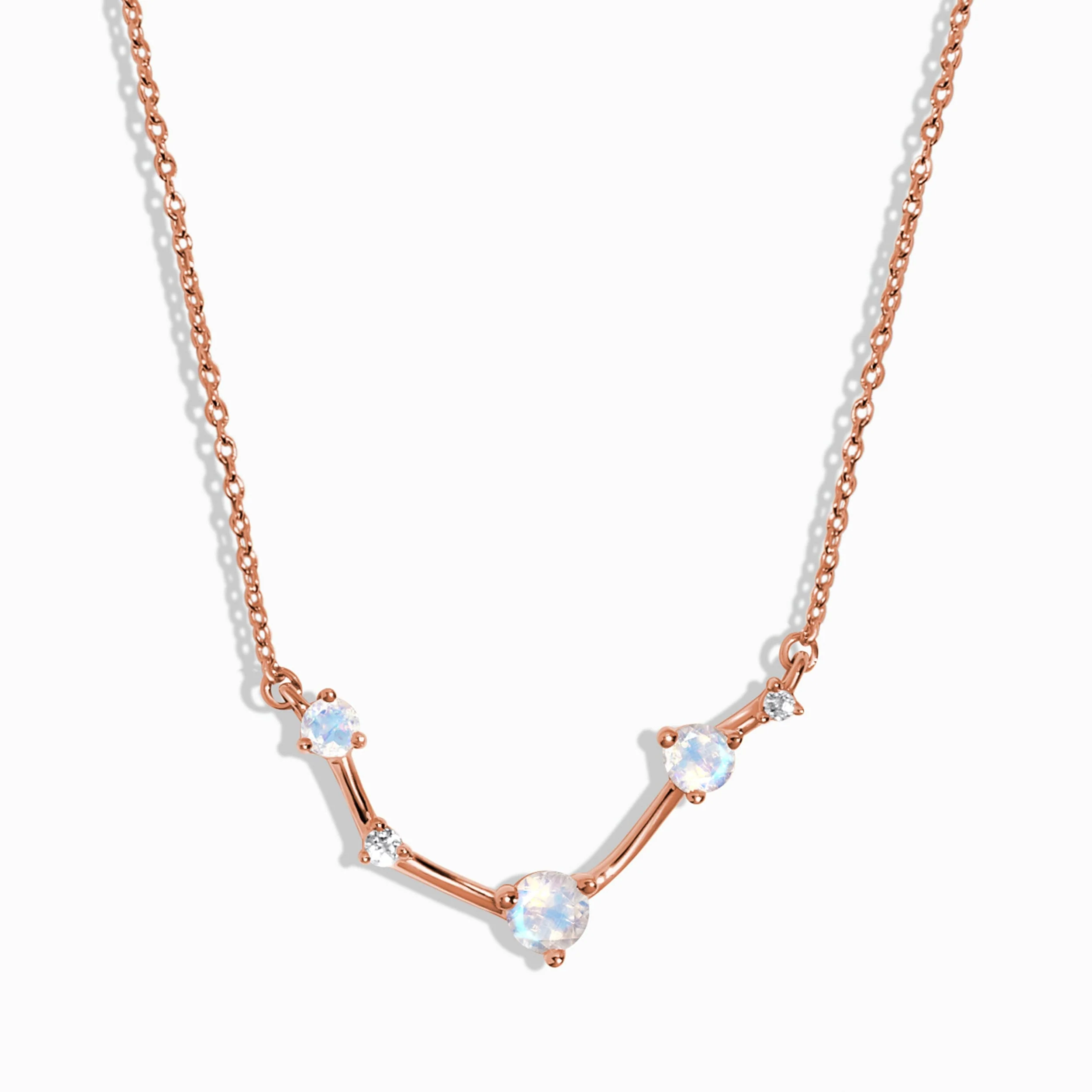 Moonstone Necklace - Aries Zodiac Constellation - Image 3