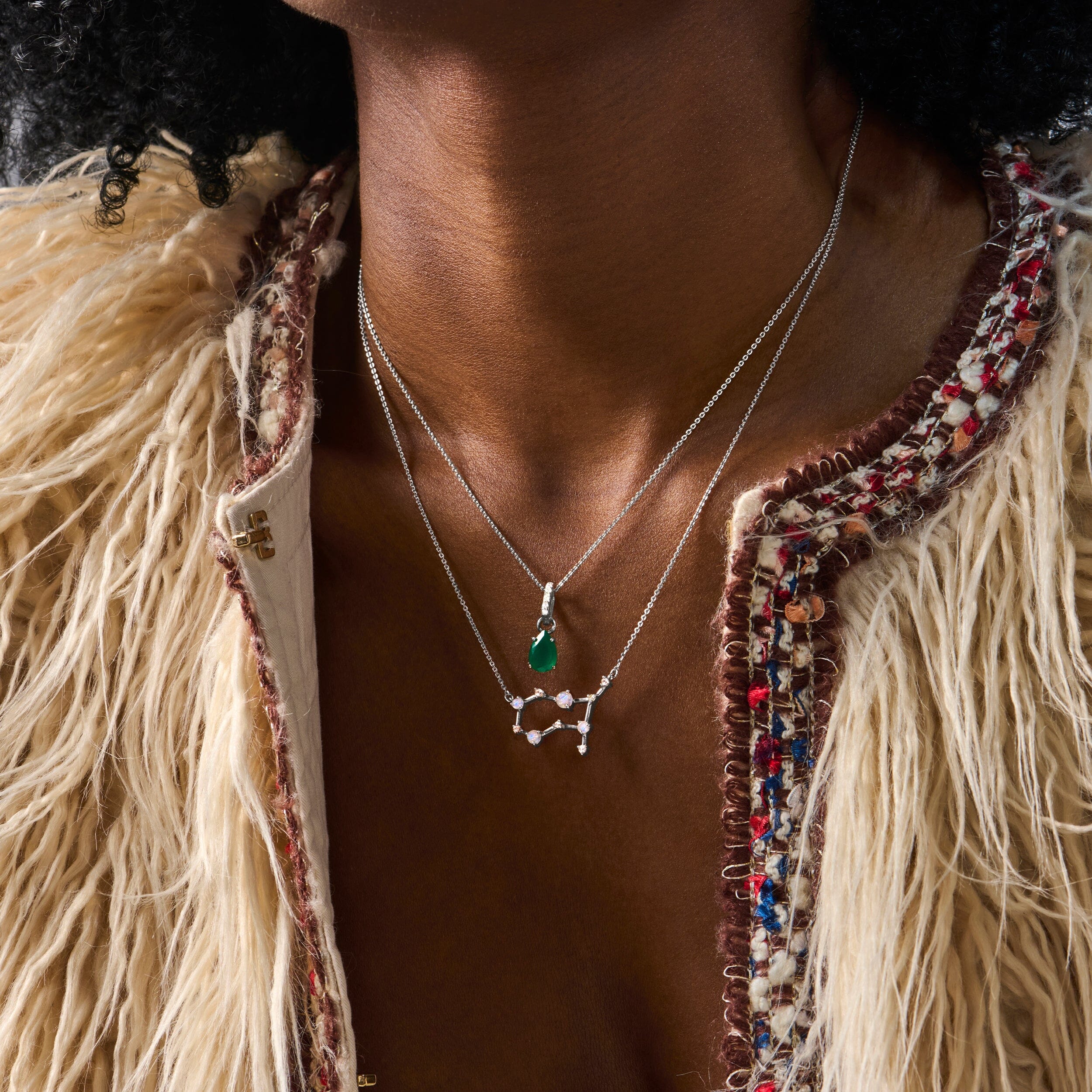 Moonstone Necklace - Gemini Zodiac Constellation - Image 8