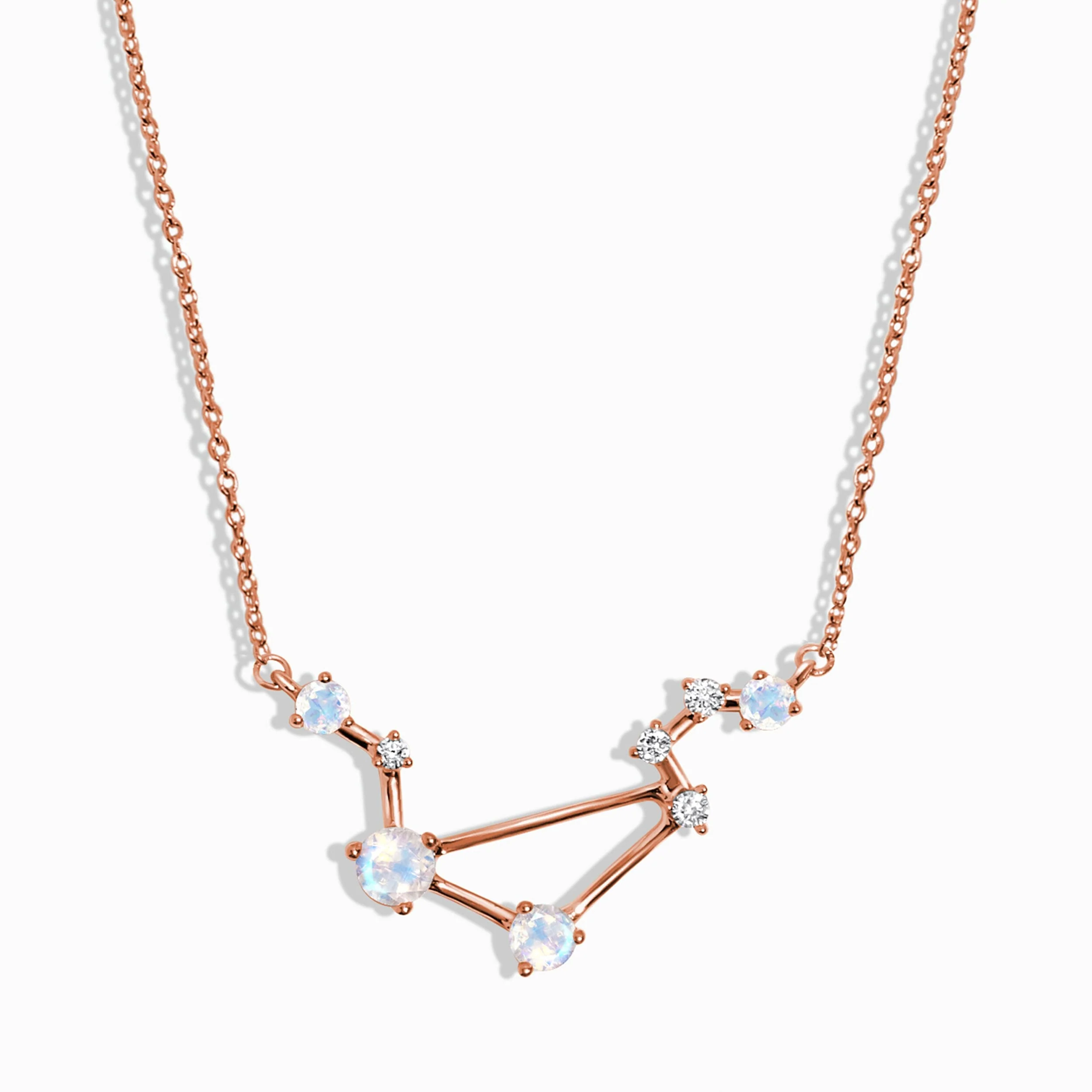 Moonstone Necklace - Libra Zodiac Constellation - Image 3