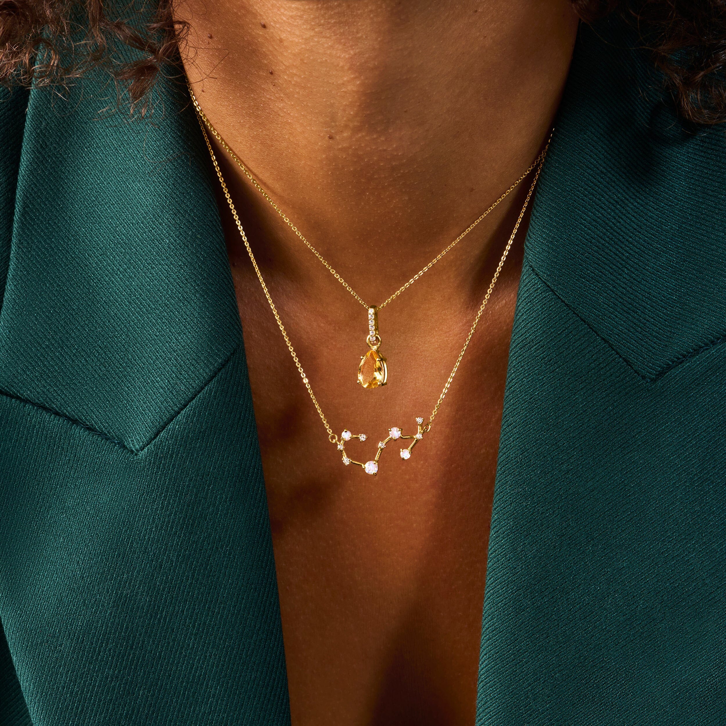 Moonstone Necklace - Scorpio Zodiac Constellation - Image 17